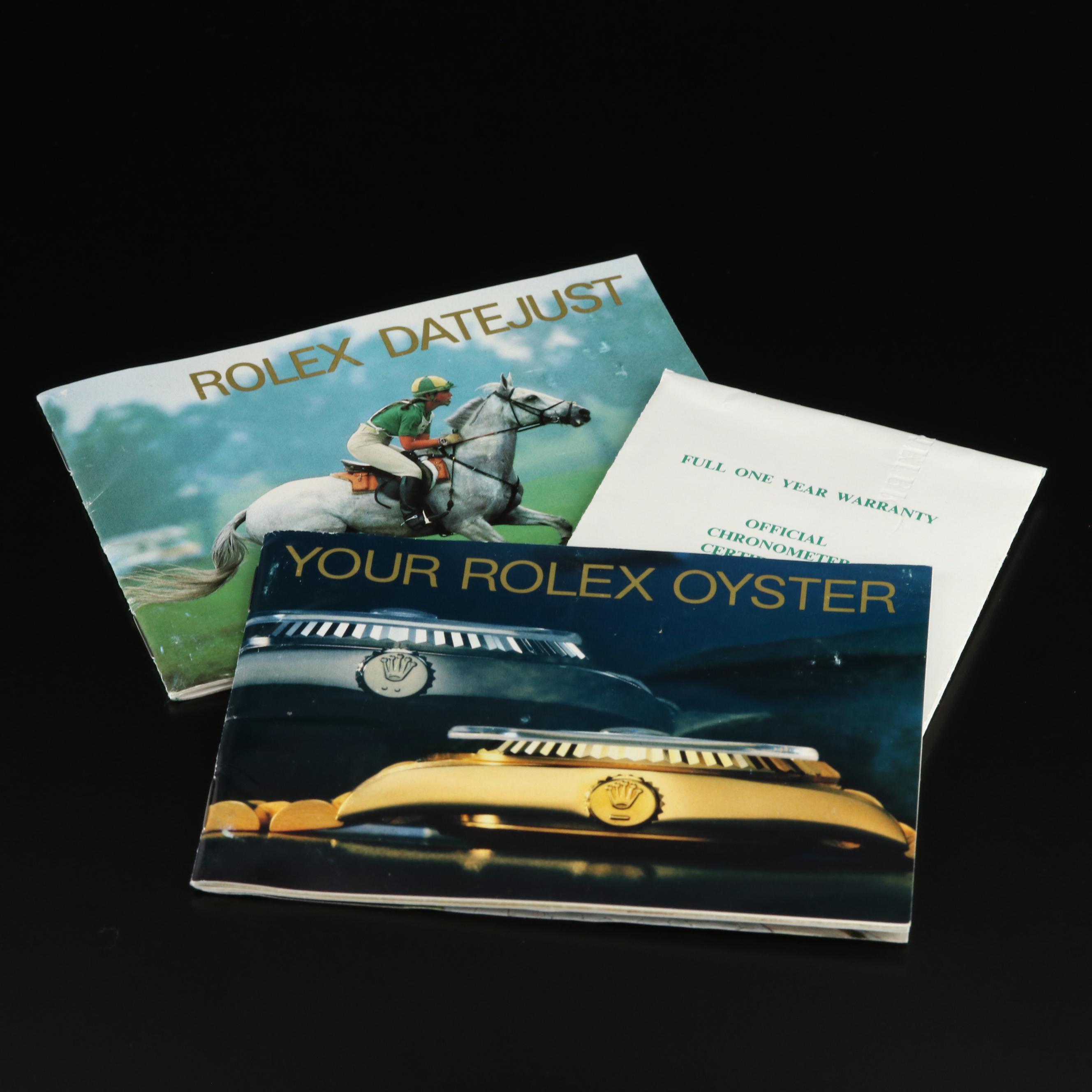 1988 Rolex Oyster Perpetual Datejust Watch