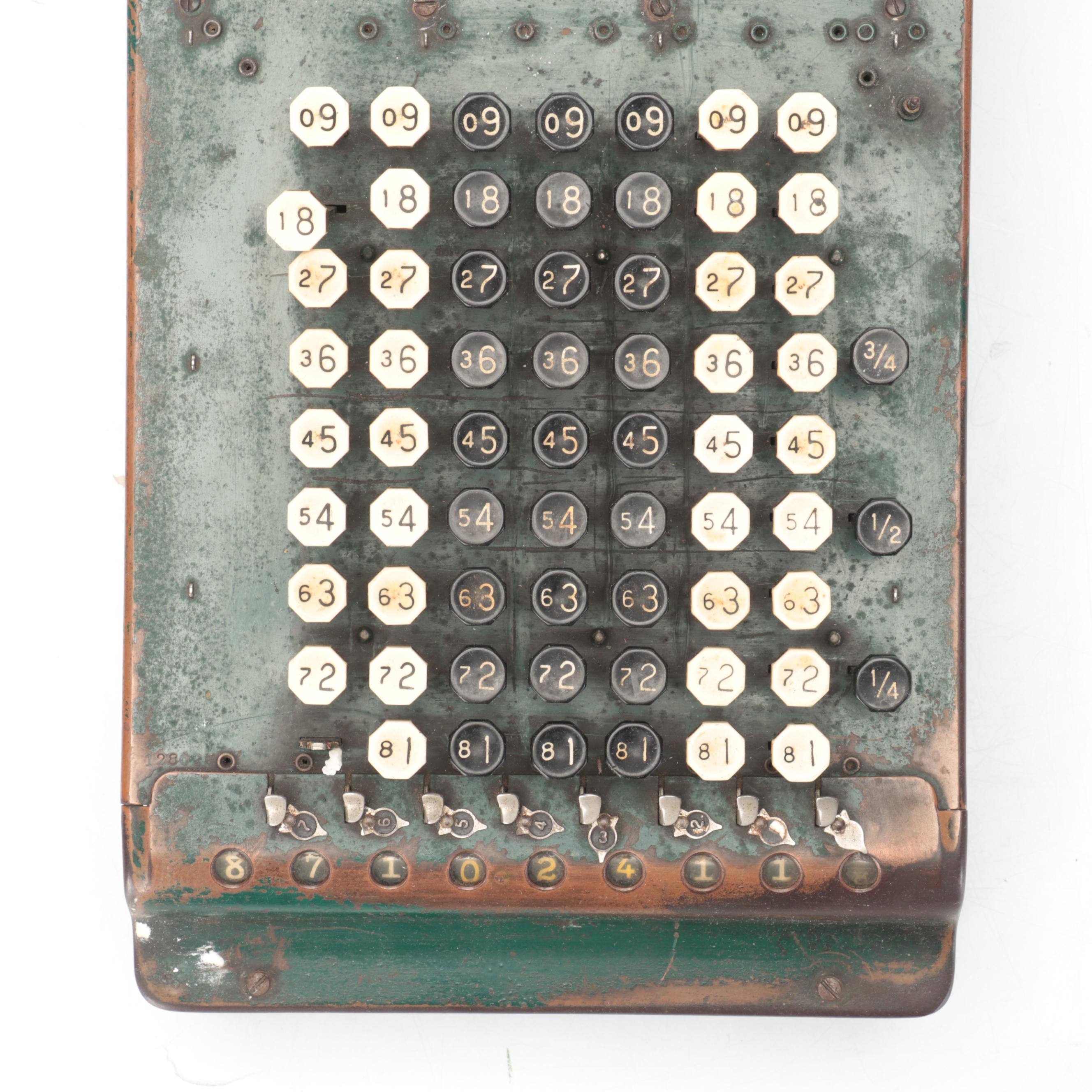 Felt & Tarrant Comptometer, Early 20th Century