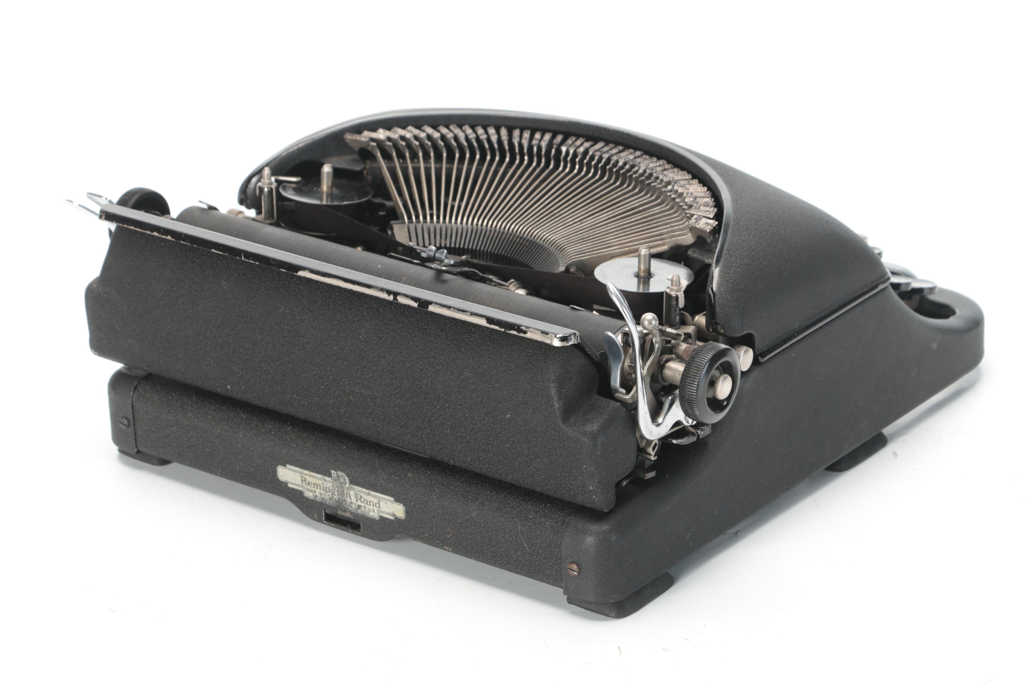 Remington Model 5 Portable Yiddish Typewriter