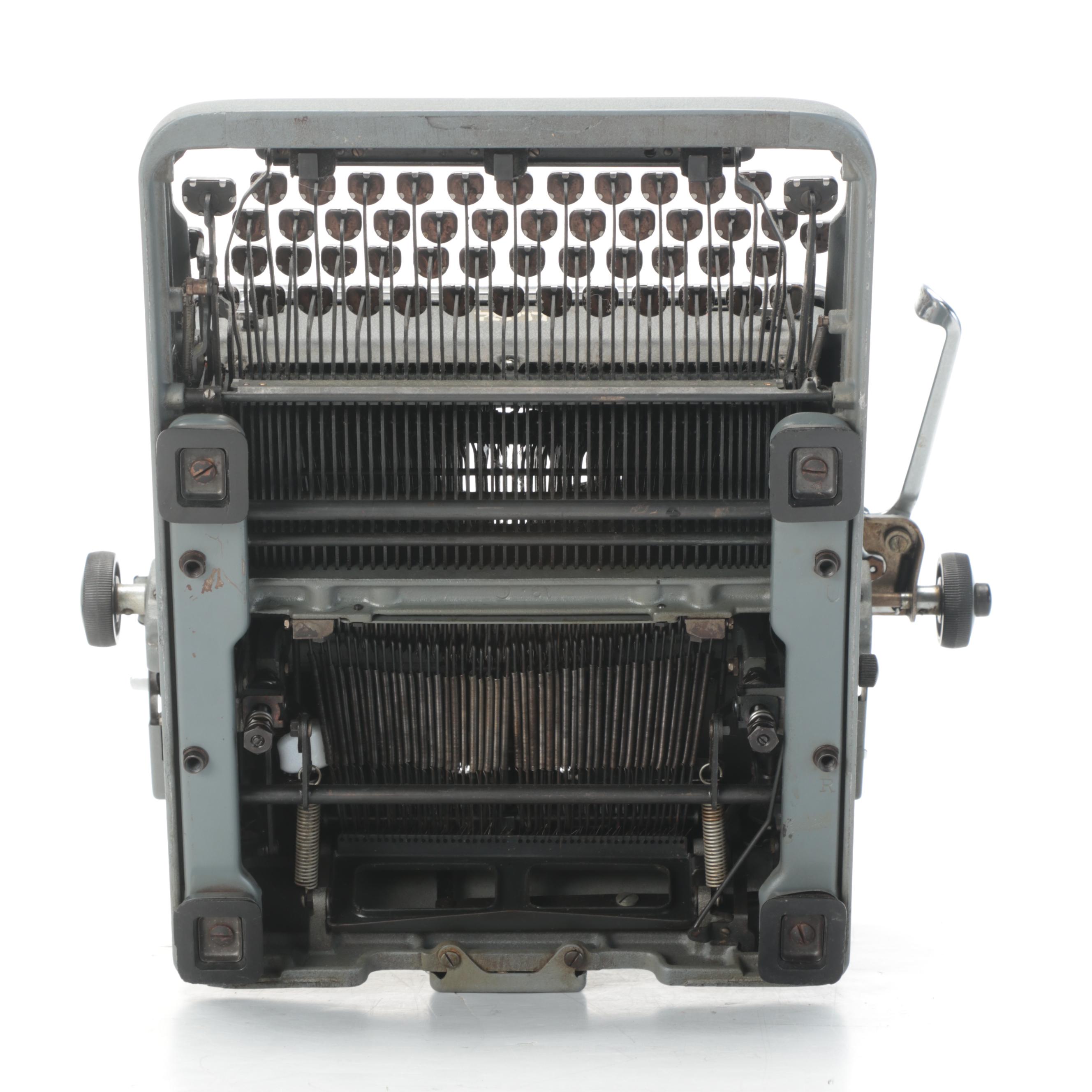 Royal "Touch Control" Manual Cast Iron Yiddish Typewriter EBTH