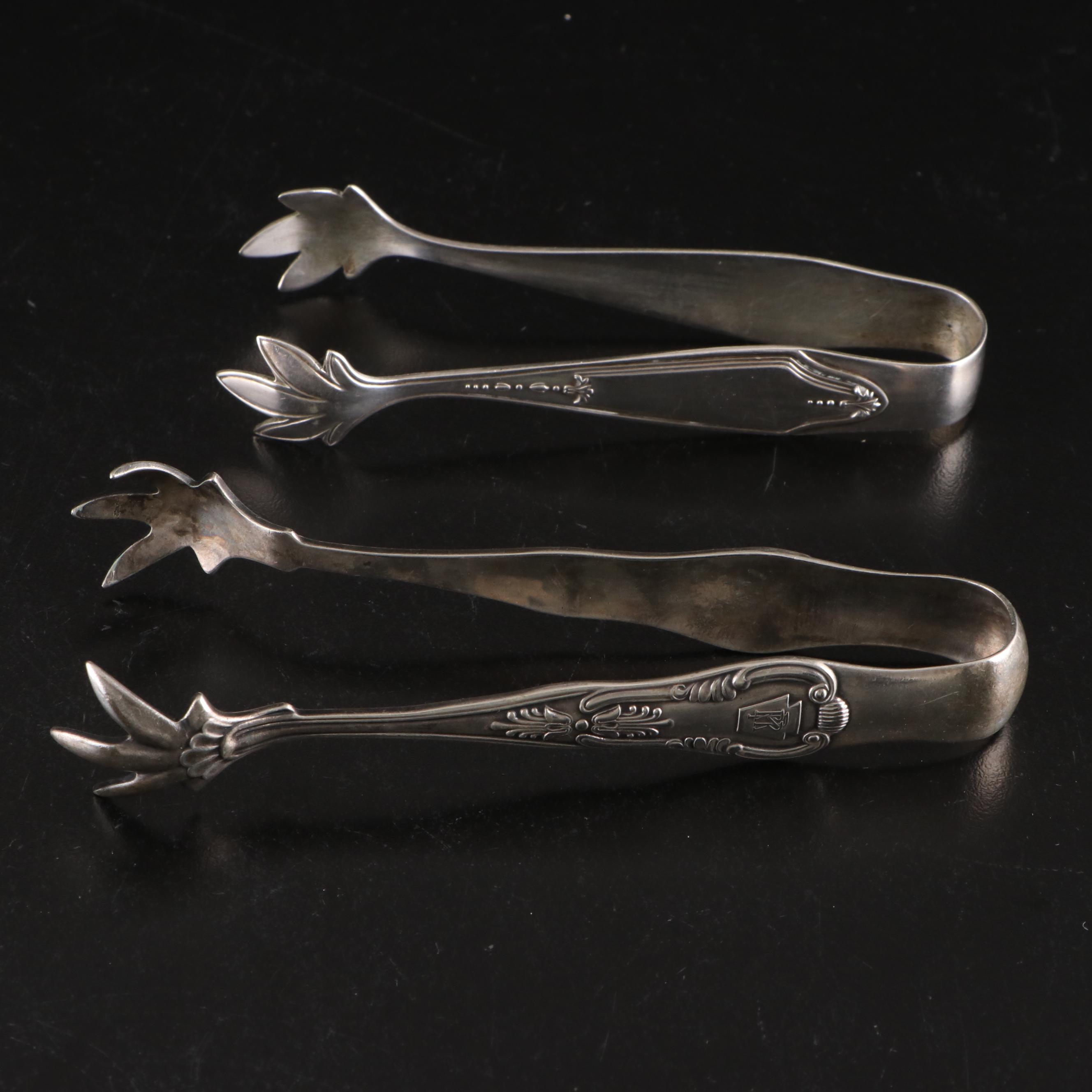 Tiffany & Co. "Olympian" and Other Sterling Silver Tongs
