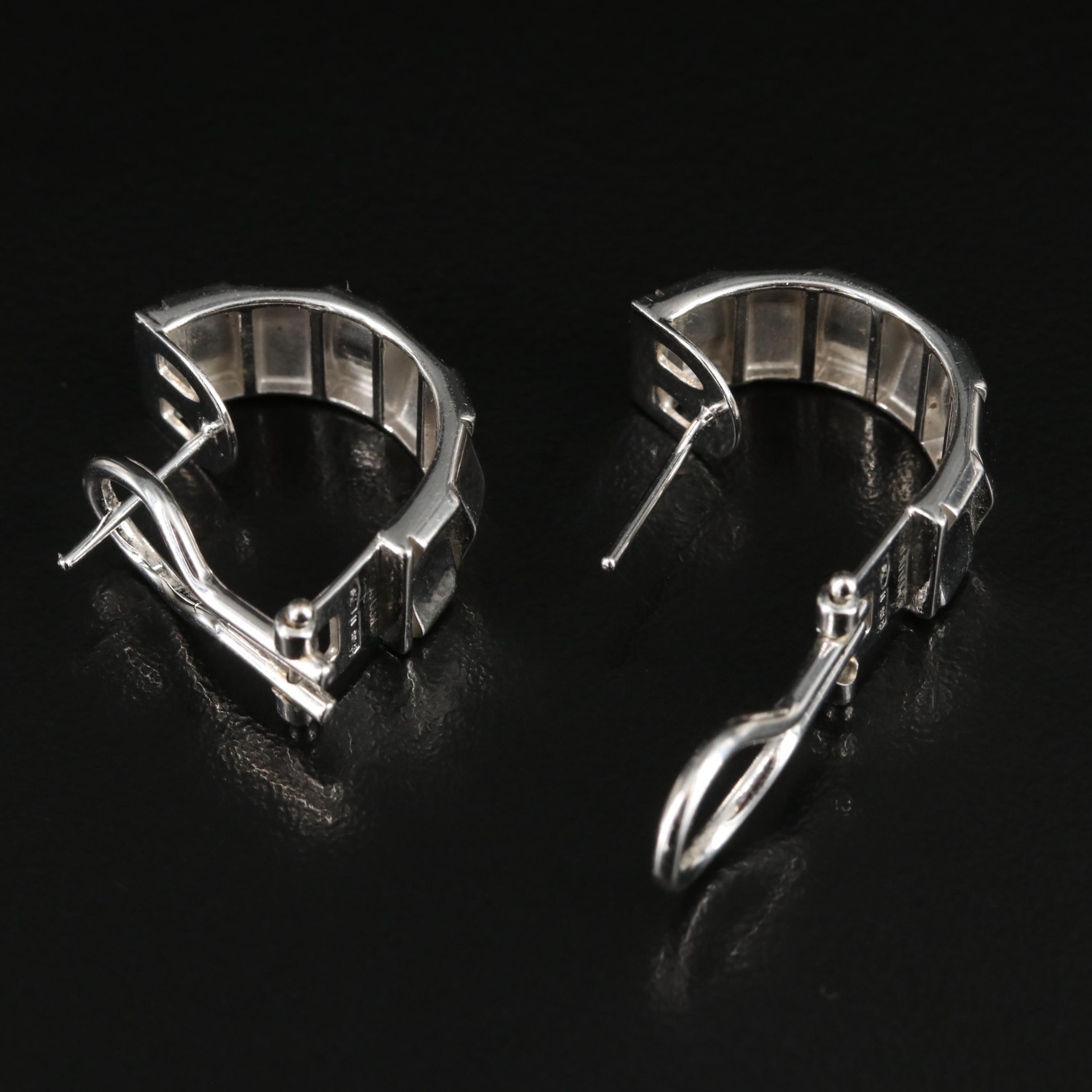 Chimento 18K Faceted Hoop Earrings