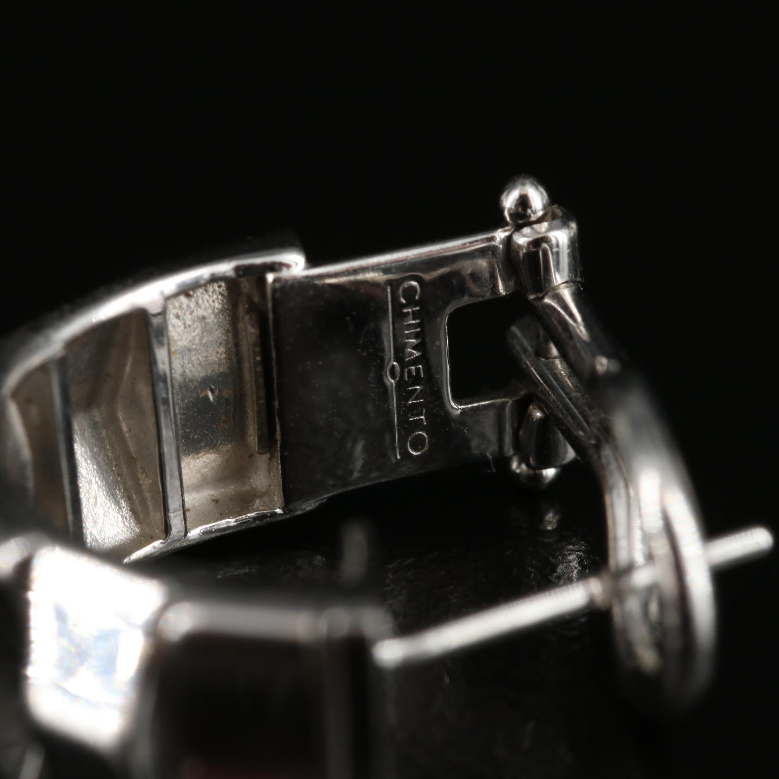 Chimento 18K Faceted Hoop Earrings