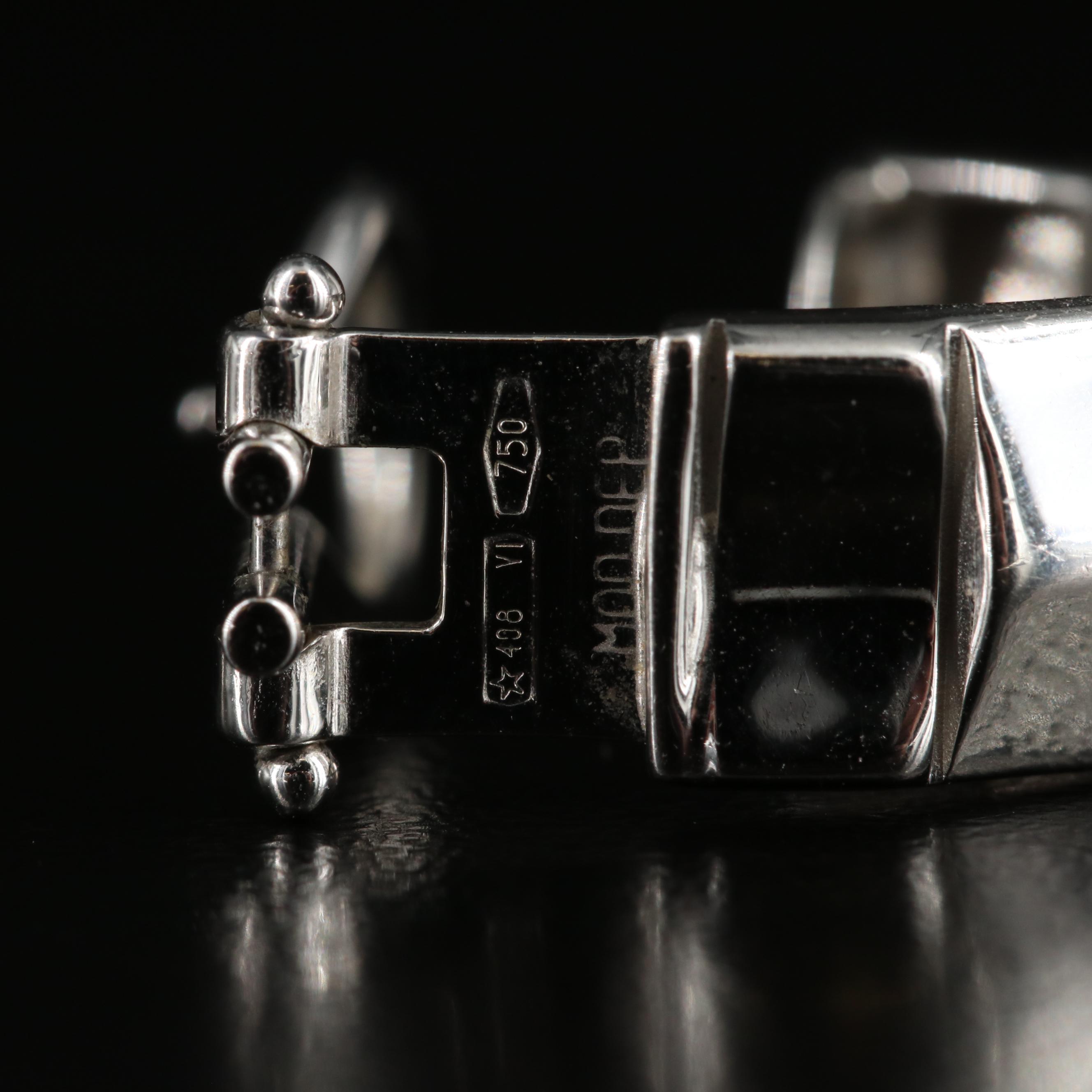 Chimento 18K Faceted Hoop Earrings