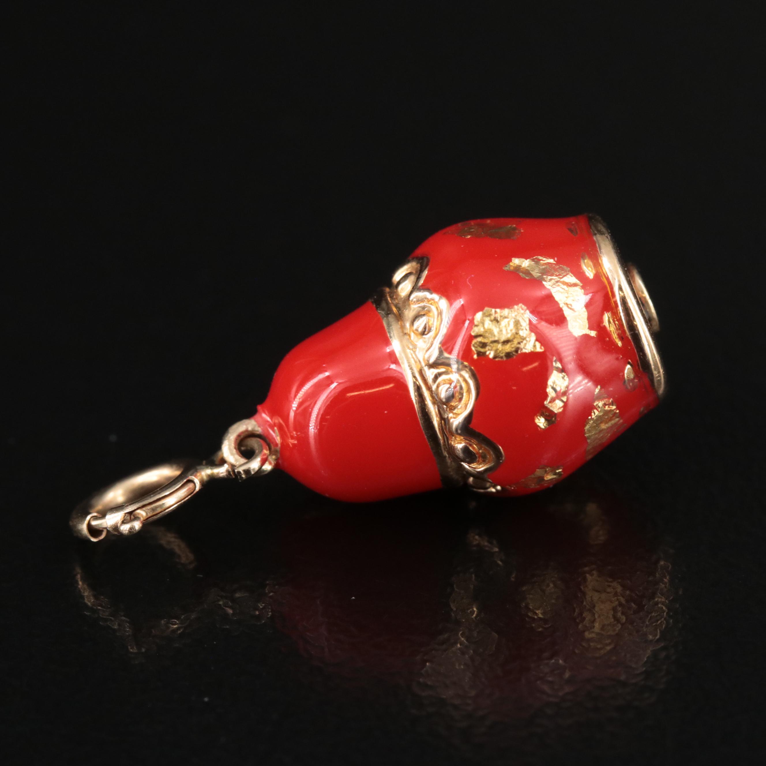 14K Matryoshka Doll Charm