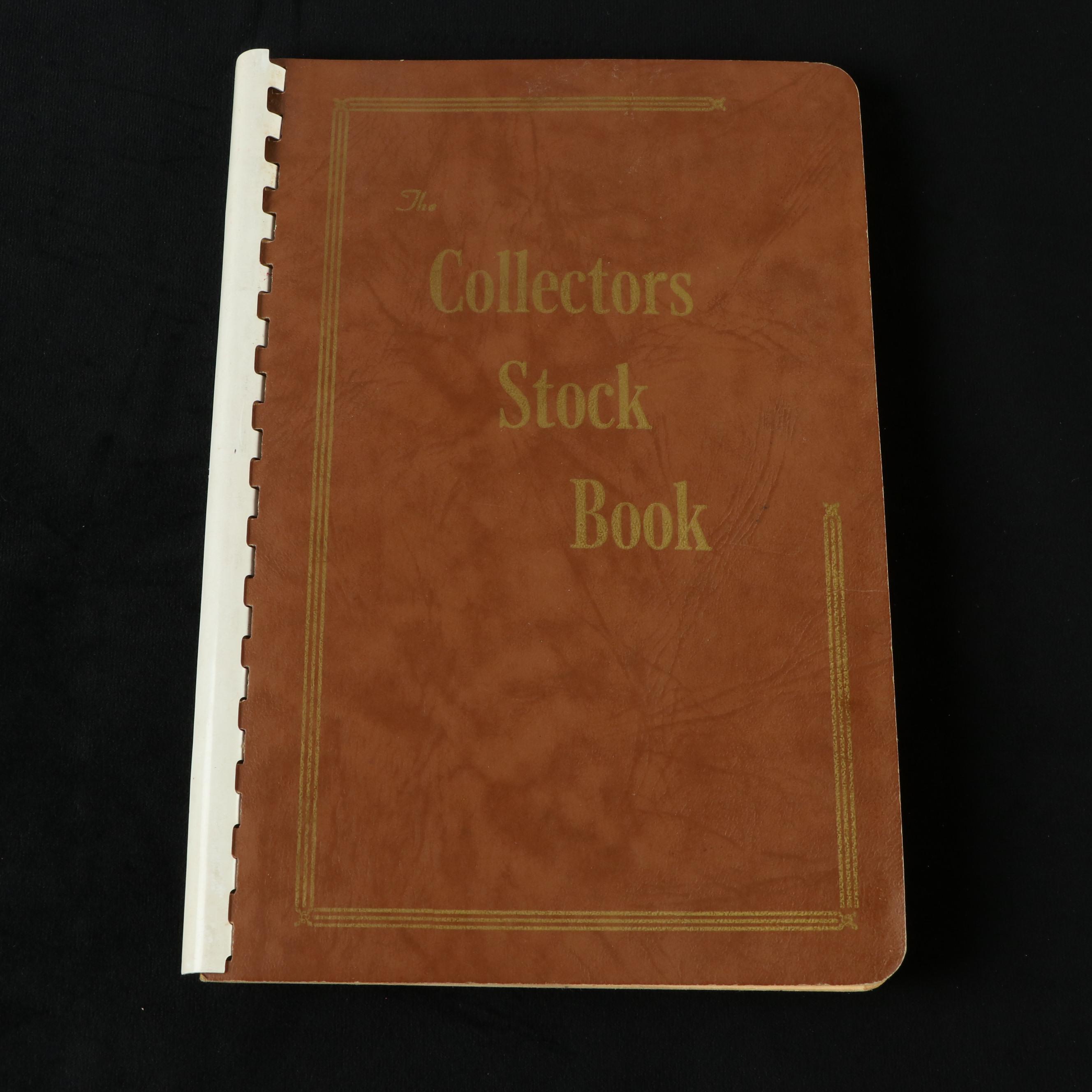 Vintage Stamp "Collectors Stock Book"