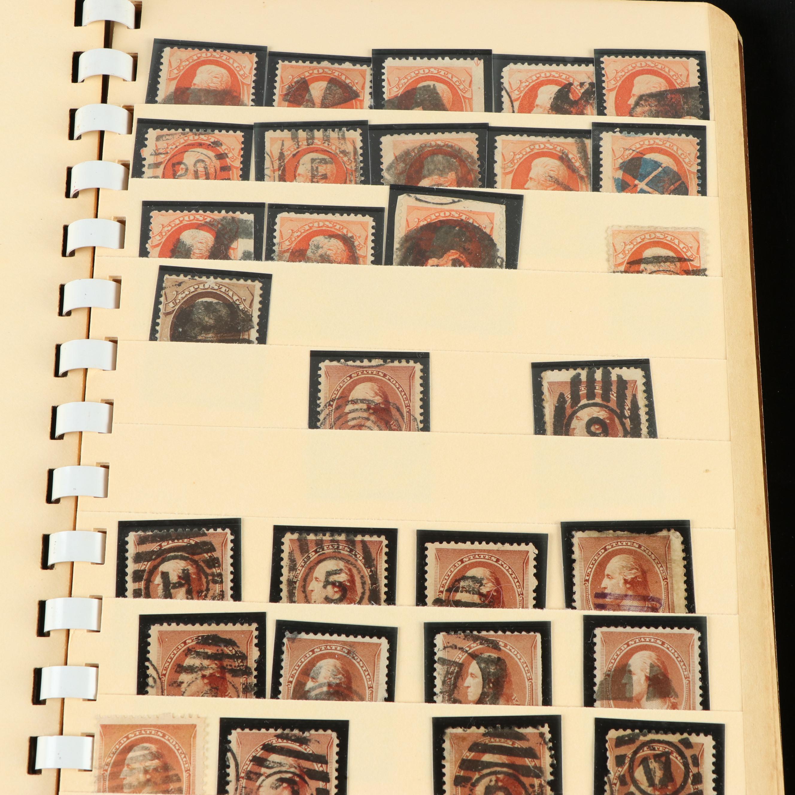 Vintage Stamp "Collectors Stock Book"