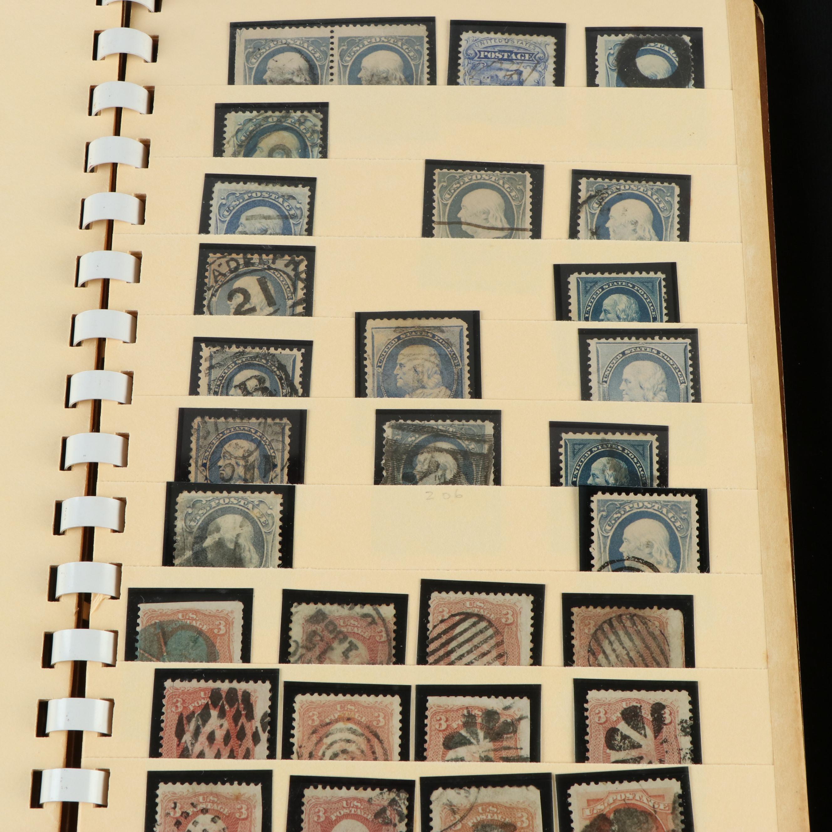 Vintage Stamp "Collectors Stock Book"