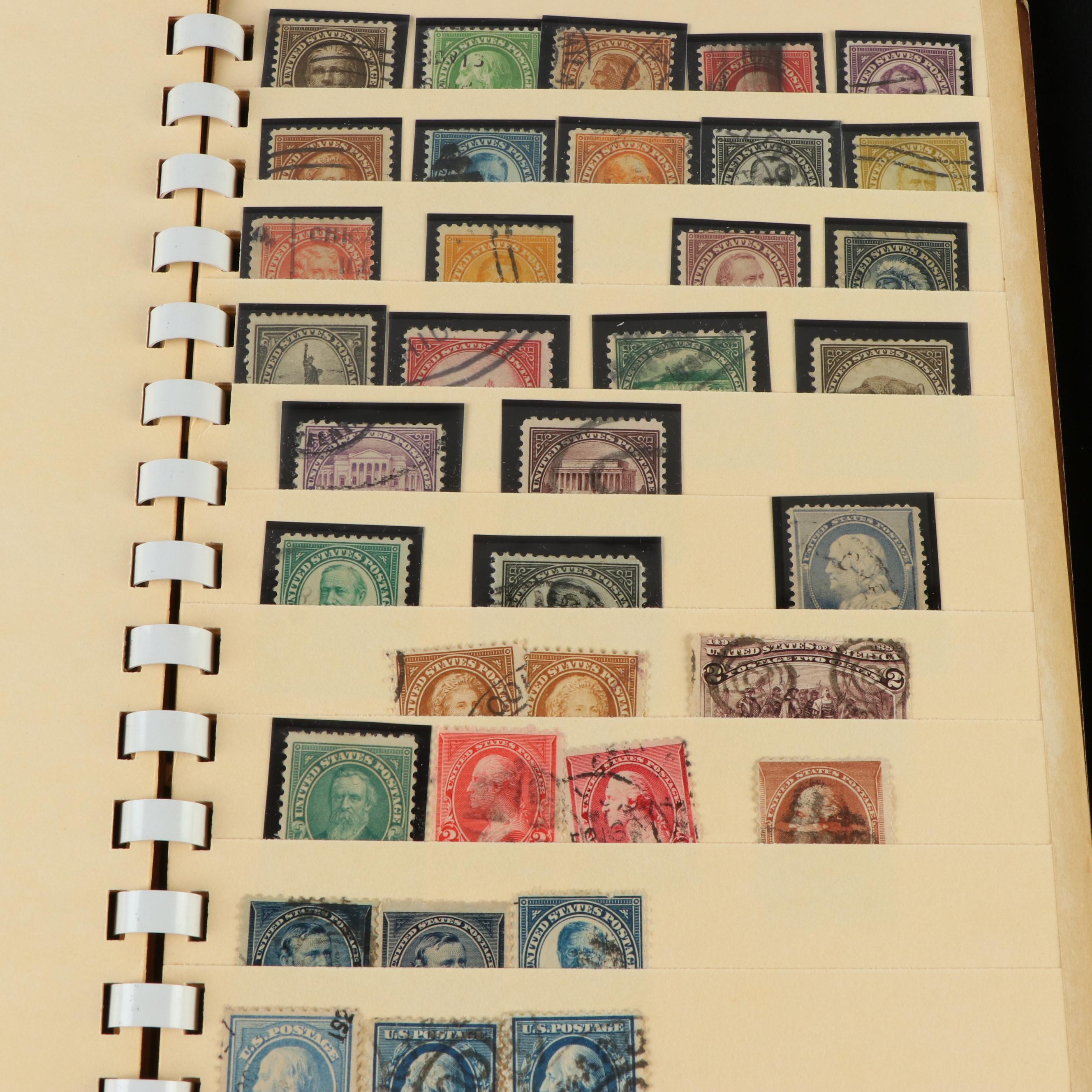 Vintage Stamp "Collectors Stock Book"