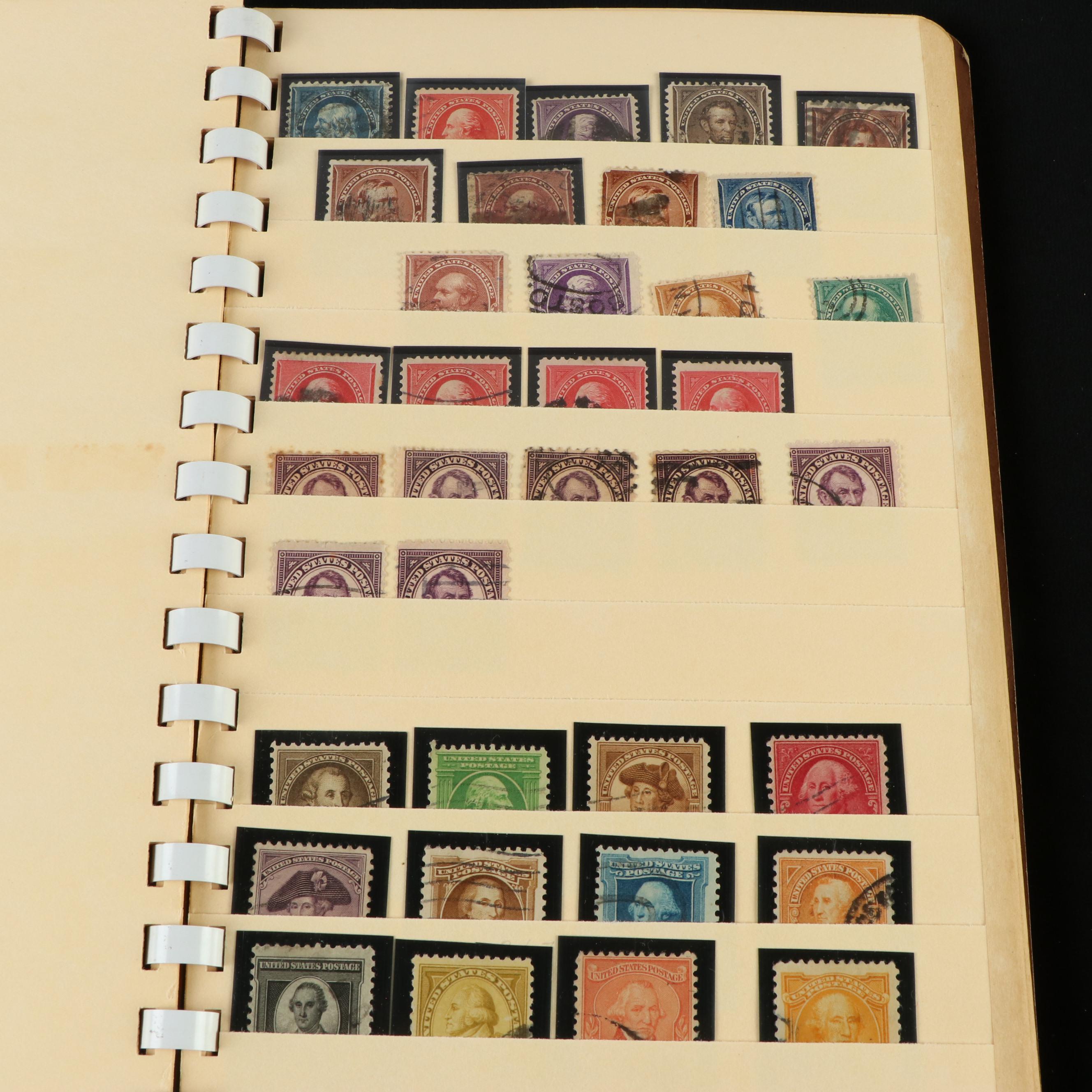 Vintage Stamp "Collectors Stock Book"
