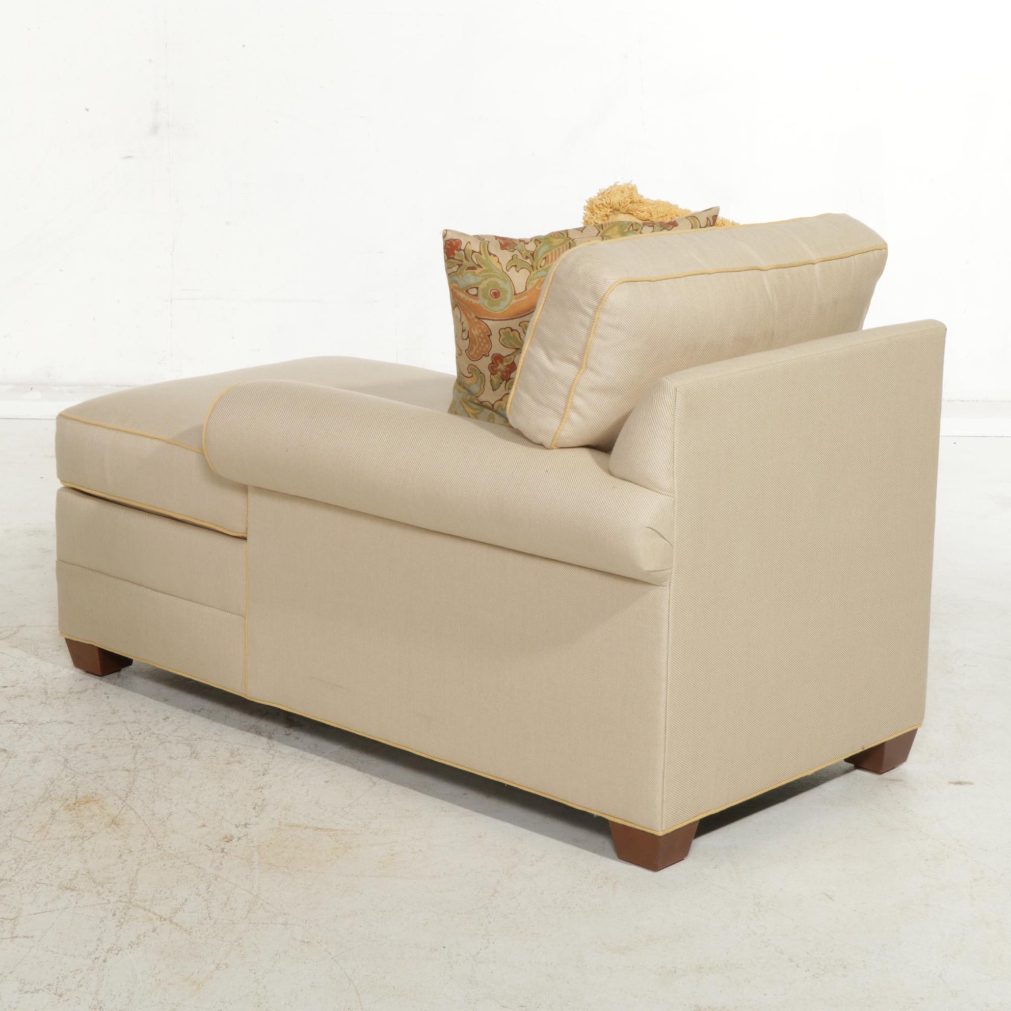 Ethan Allen Upholstered Sectional Sofa, Late 20th to 21st Century