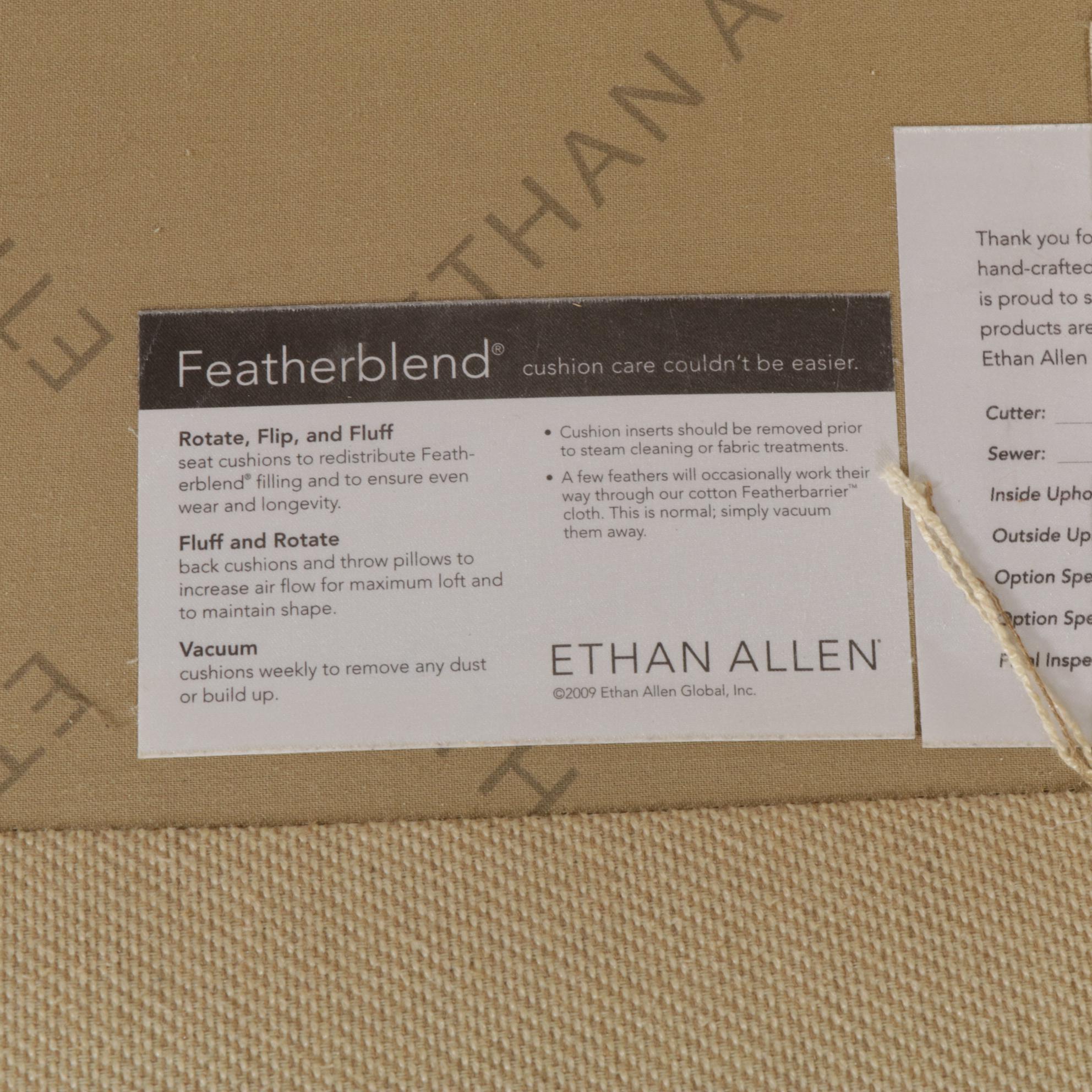 Ethan Allen Upholstered Sectional Sofa, Late 20th to 21st Century