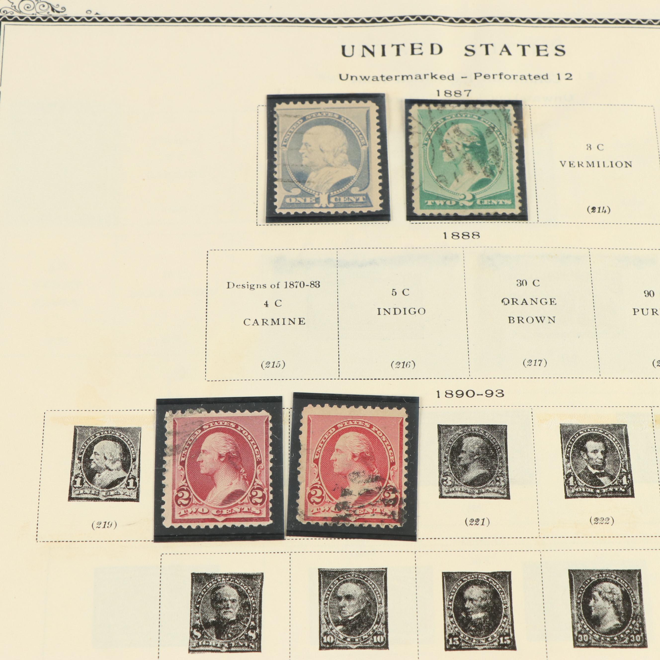 Two Vintage Postage Stamp Albums