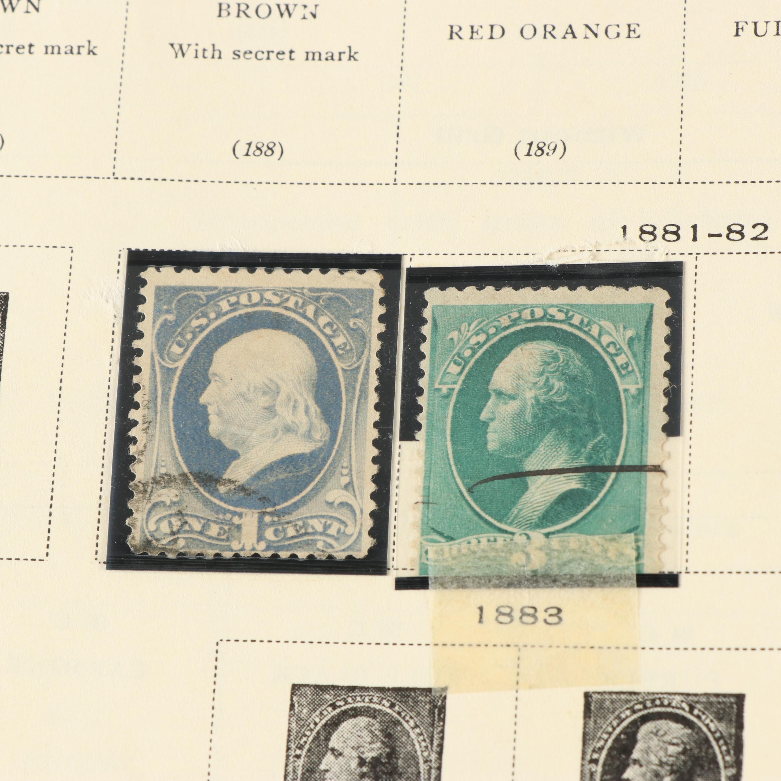 Two Vintage Postage Stamp Albums