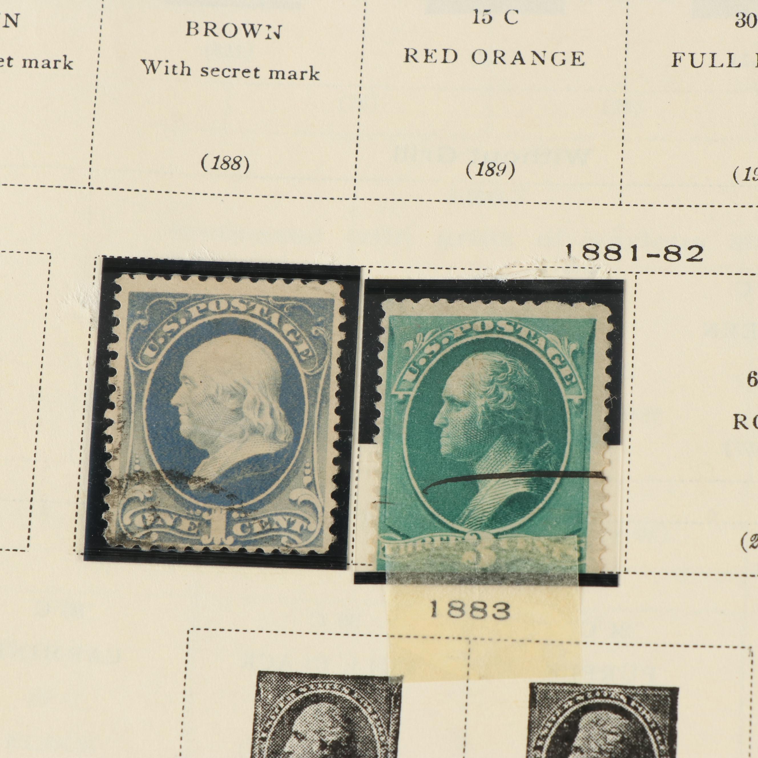 Two Vintage Postage Stamp Albums