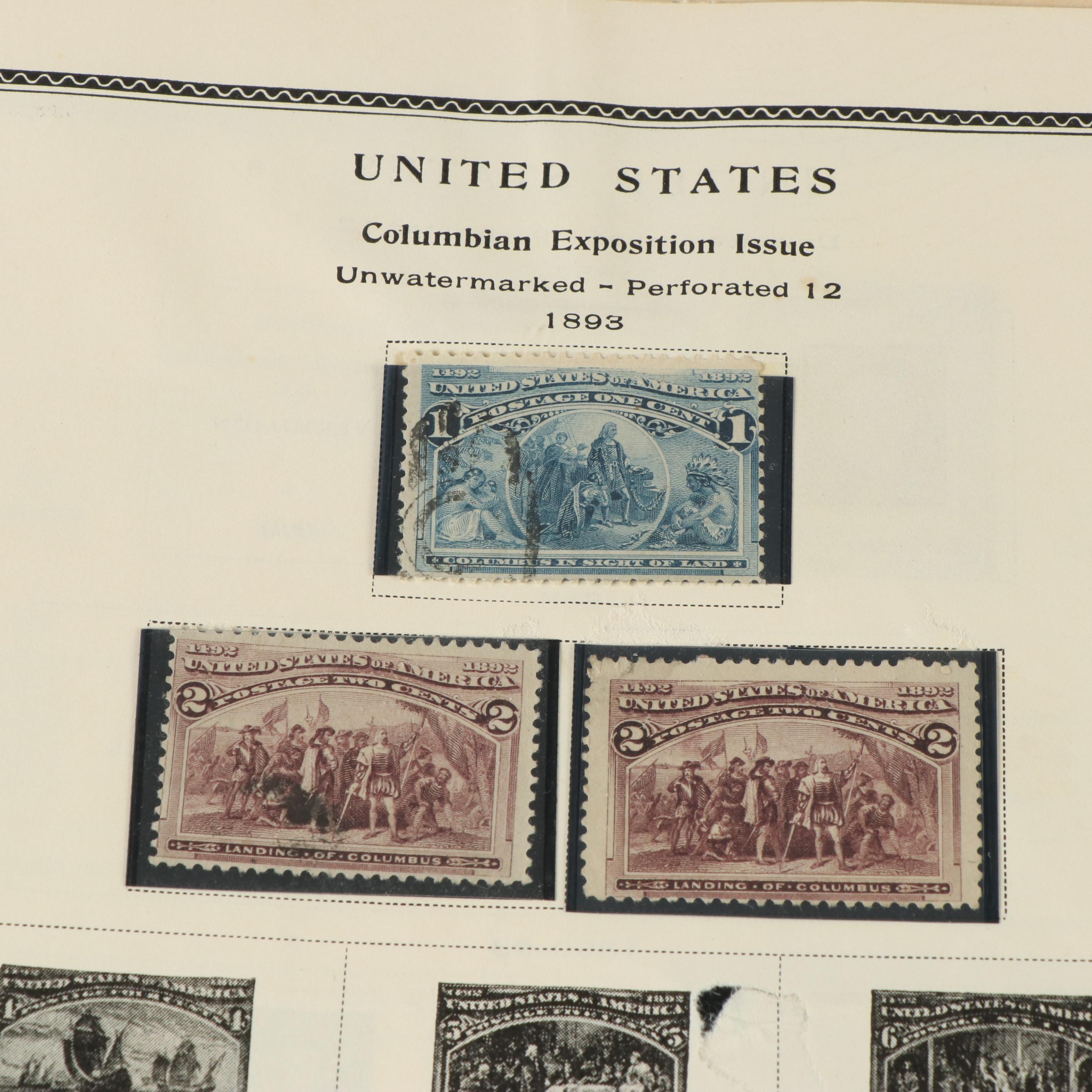 Two Vintage Postage Stamp Albums