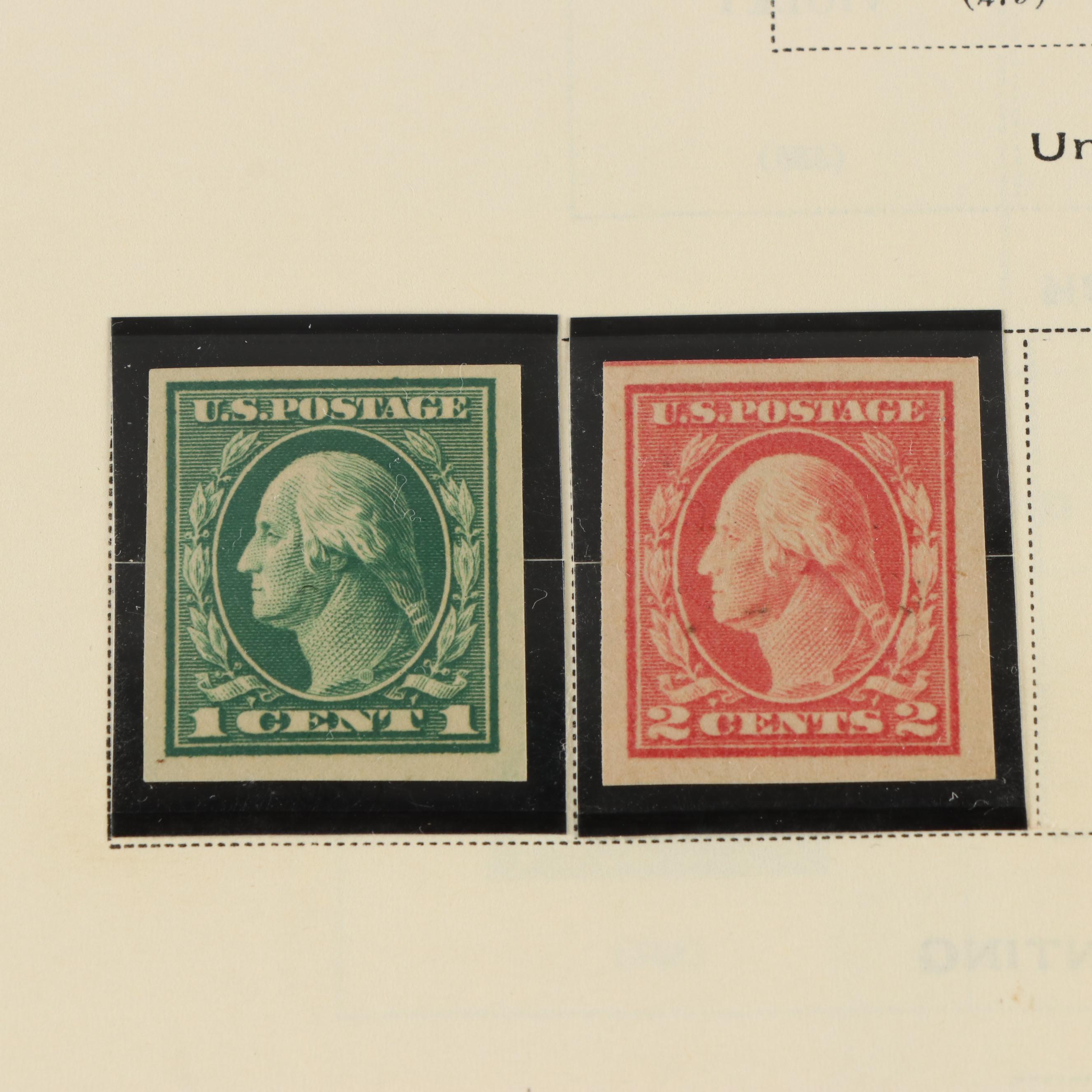 Two Vintage Postage Stamp Albums