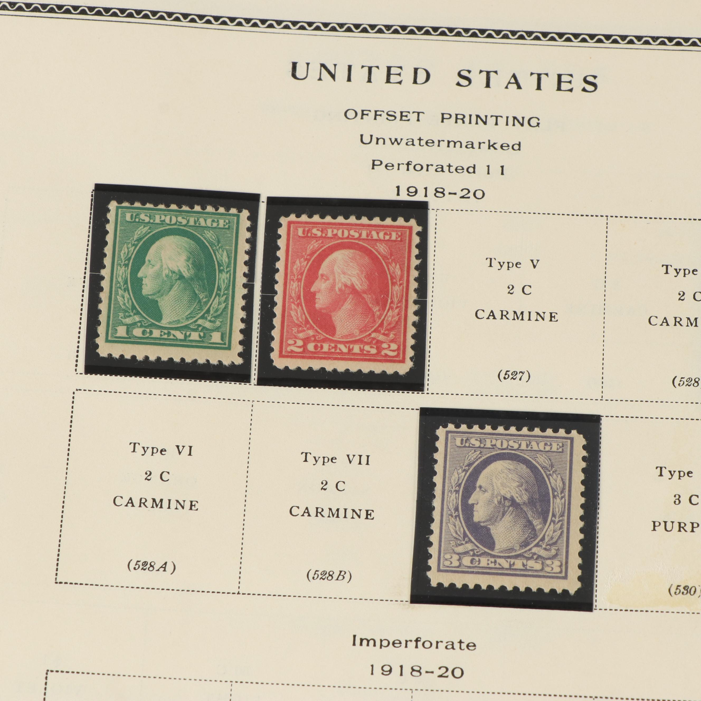 Two Vintage Postage Stamp Albums