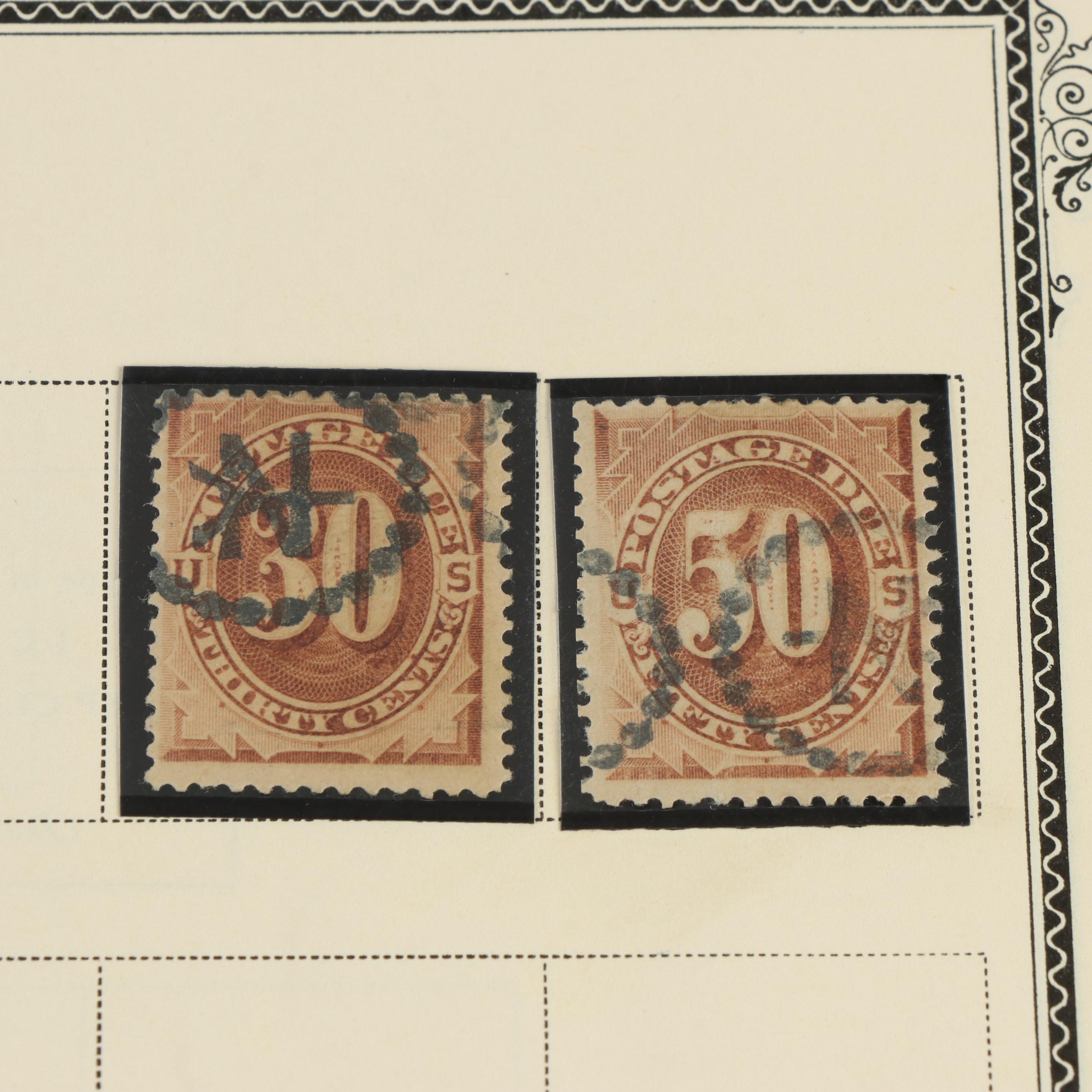 Two Vintage Postage Stamp Albums