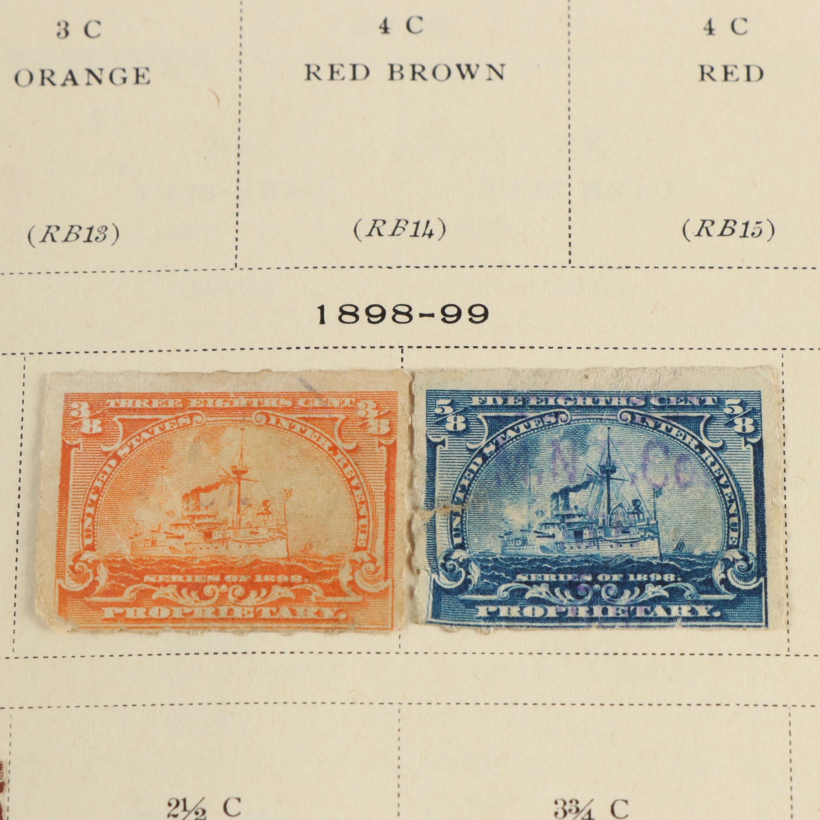 Two Vintage Postage Stamp Albums