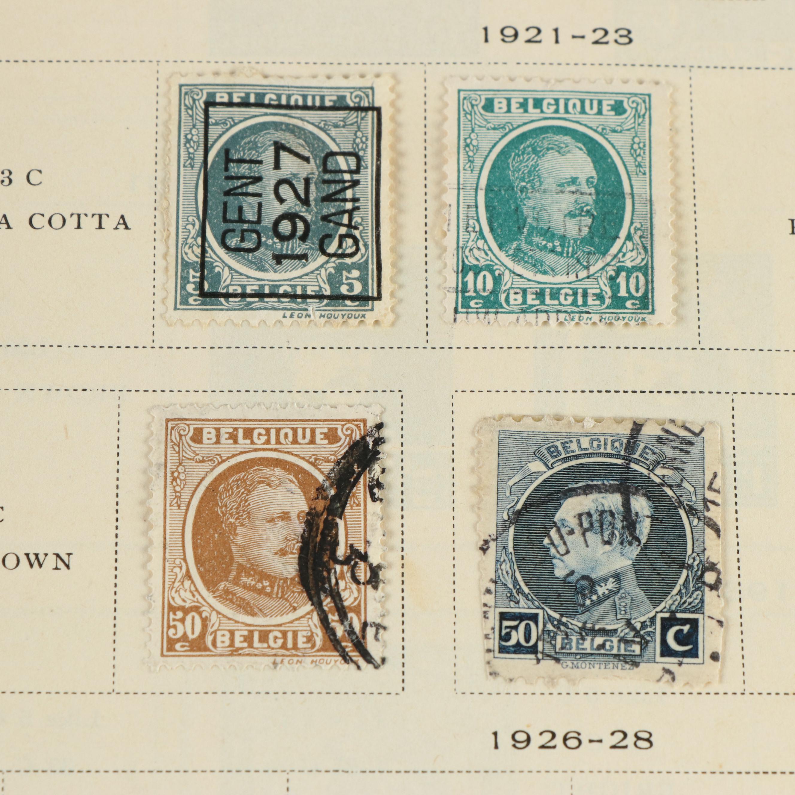 Two Vintage Postage Stamp Albums