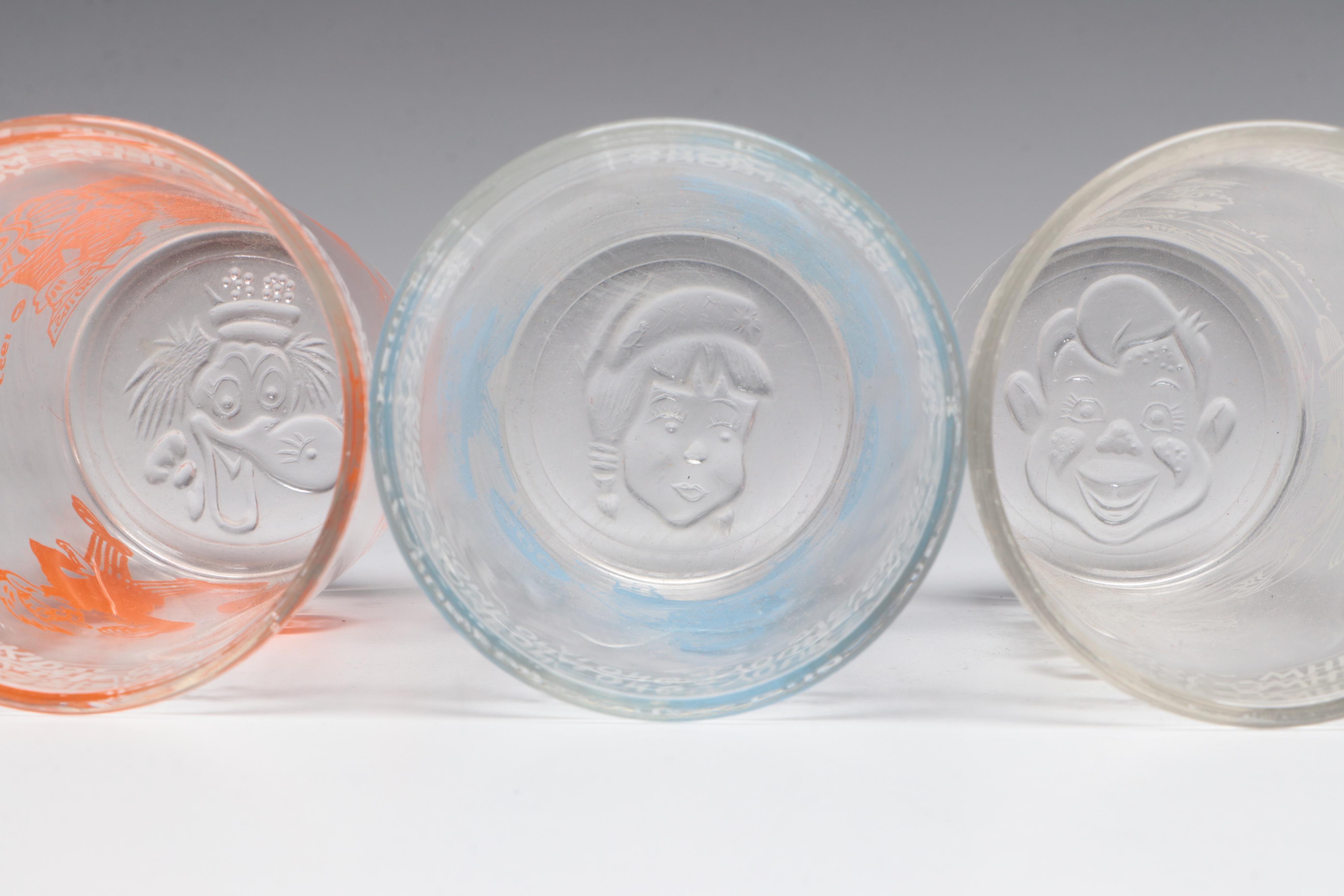 Kagran for Welch's Howdy Doody Promotional Jelly Glasses, Mid-20th Century
