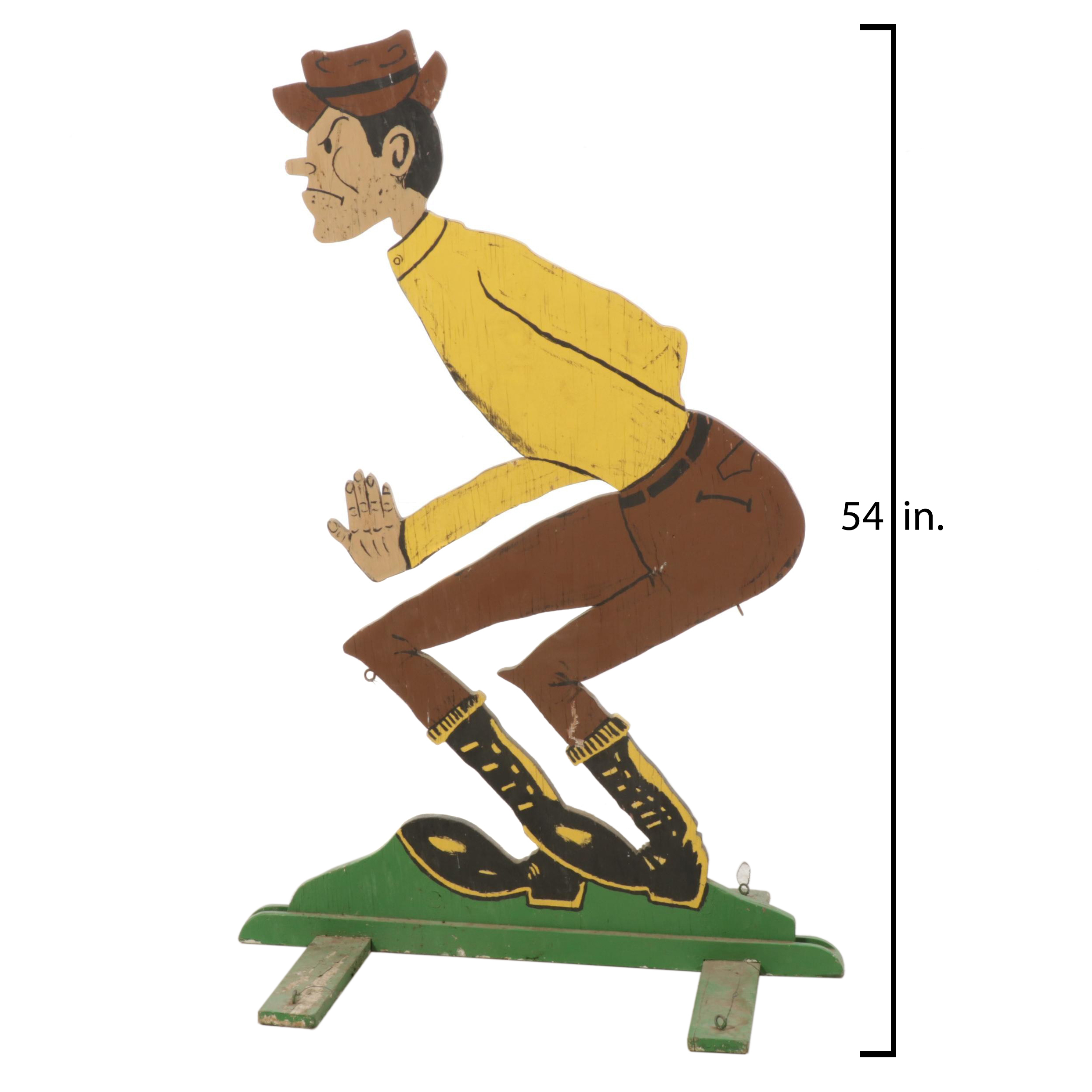 Wooden Cut Out Figure, Mid-20th Century