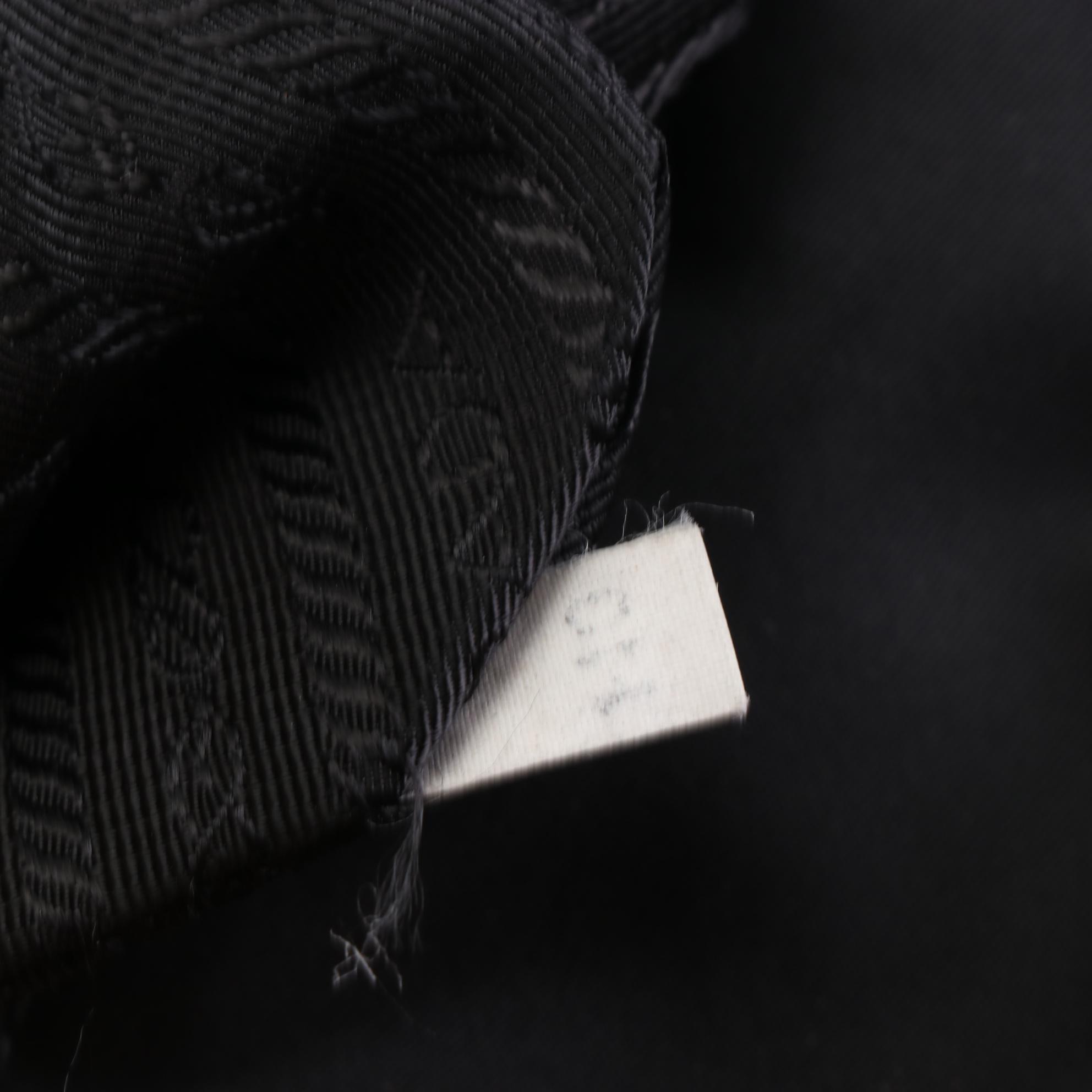 Prada Limited Edition Embellished Tessuto Nylon and Saffiano Leather Tote Bag