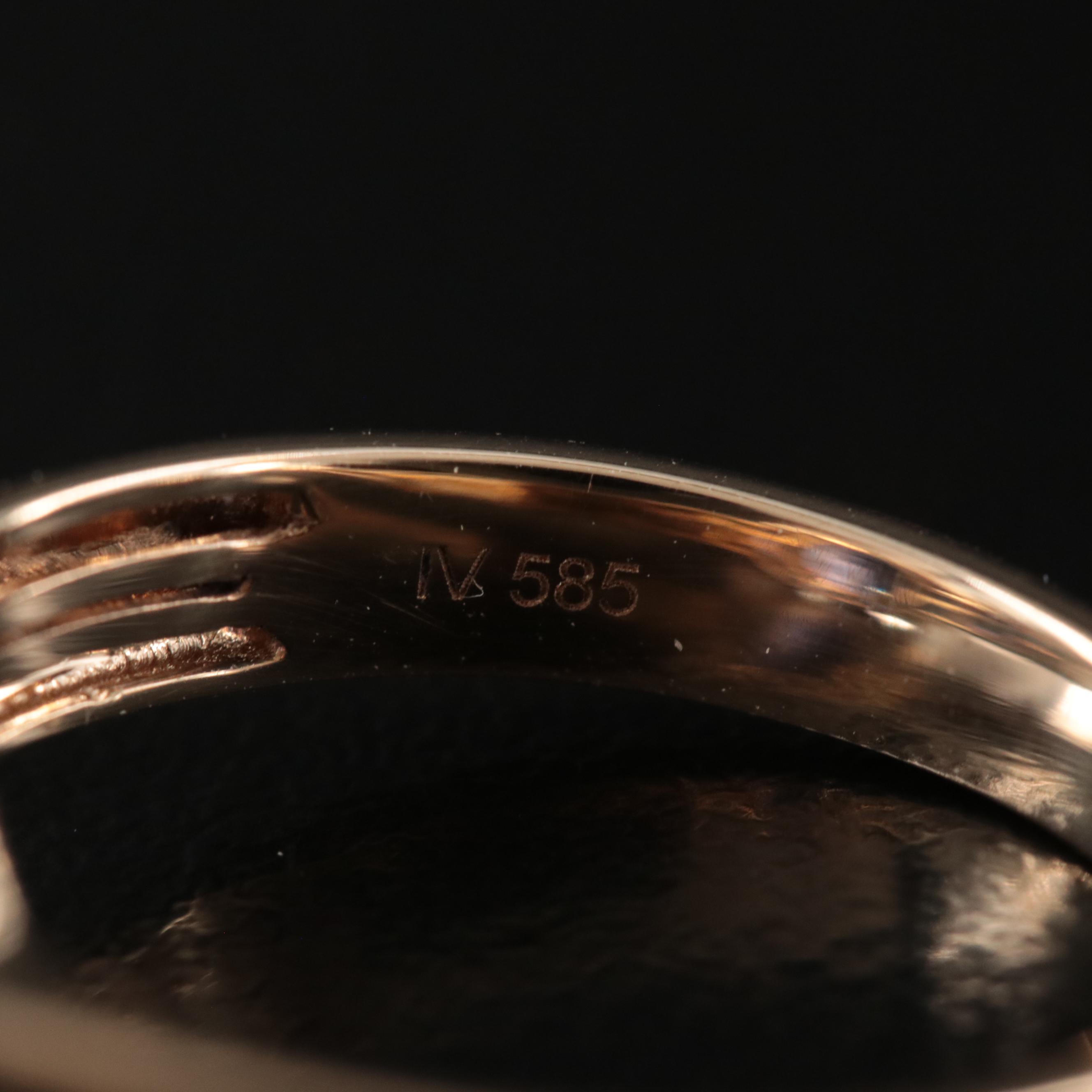 14K Bezel Set Tanzanite Ring