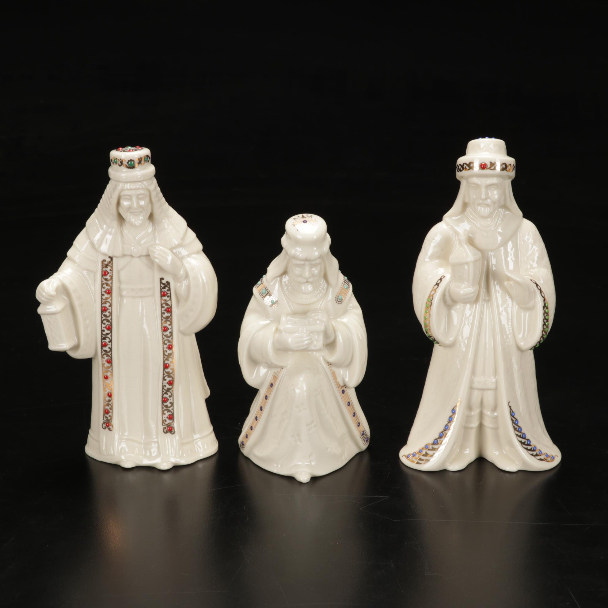 Lenox "China Jewels" Collection Bone China Nativity Figurines, 1993–2007