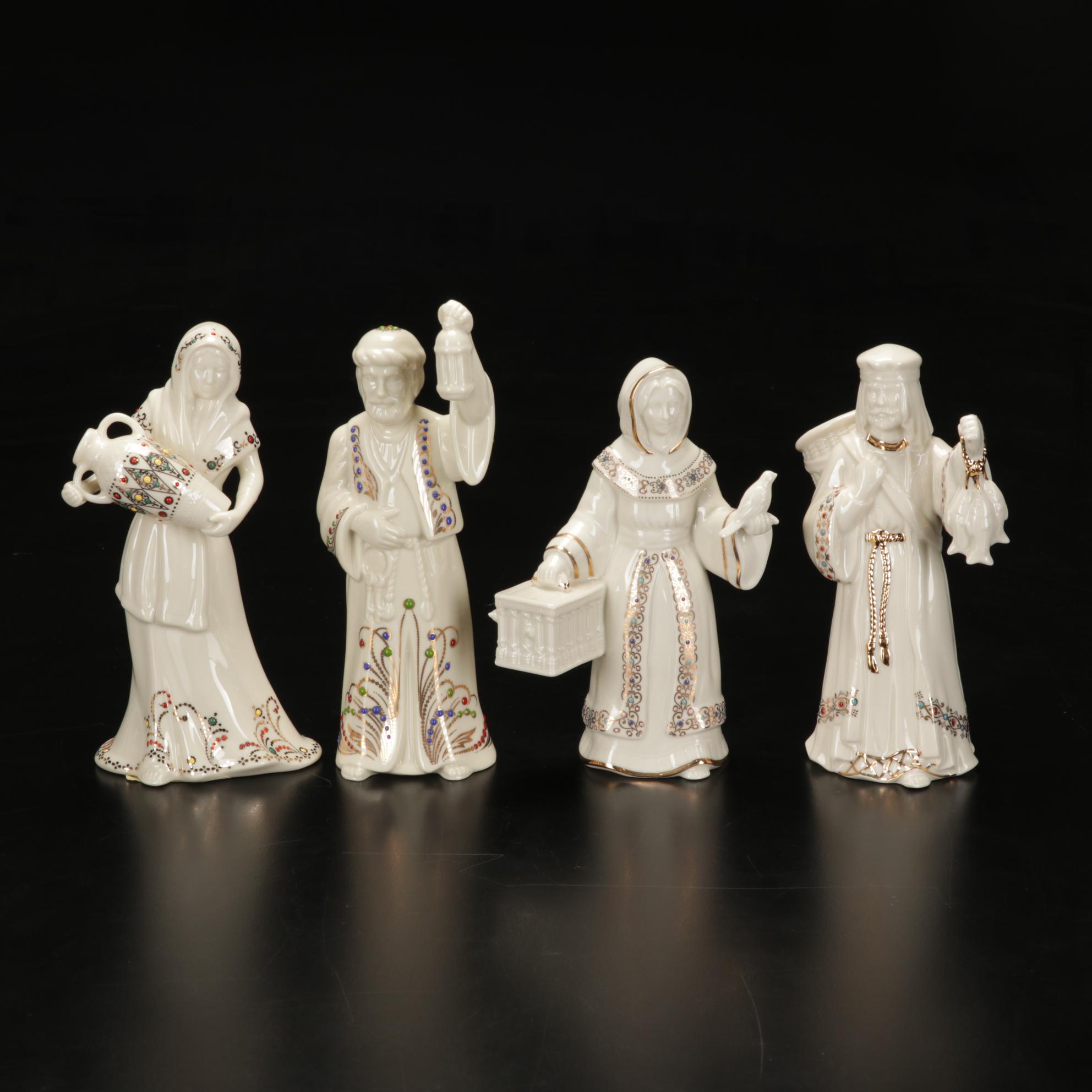Lenox "China Jewels" Collection Bone China Nativity Figurines, 1993–2007