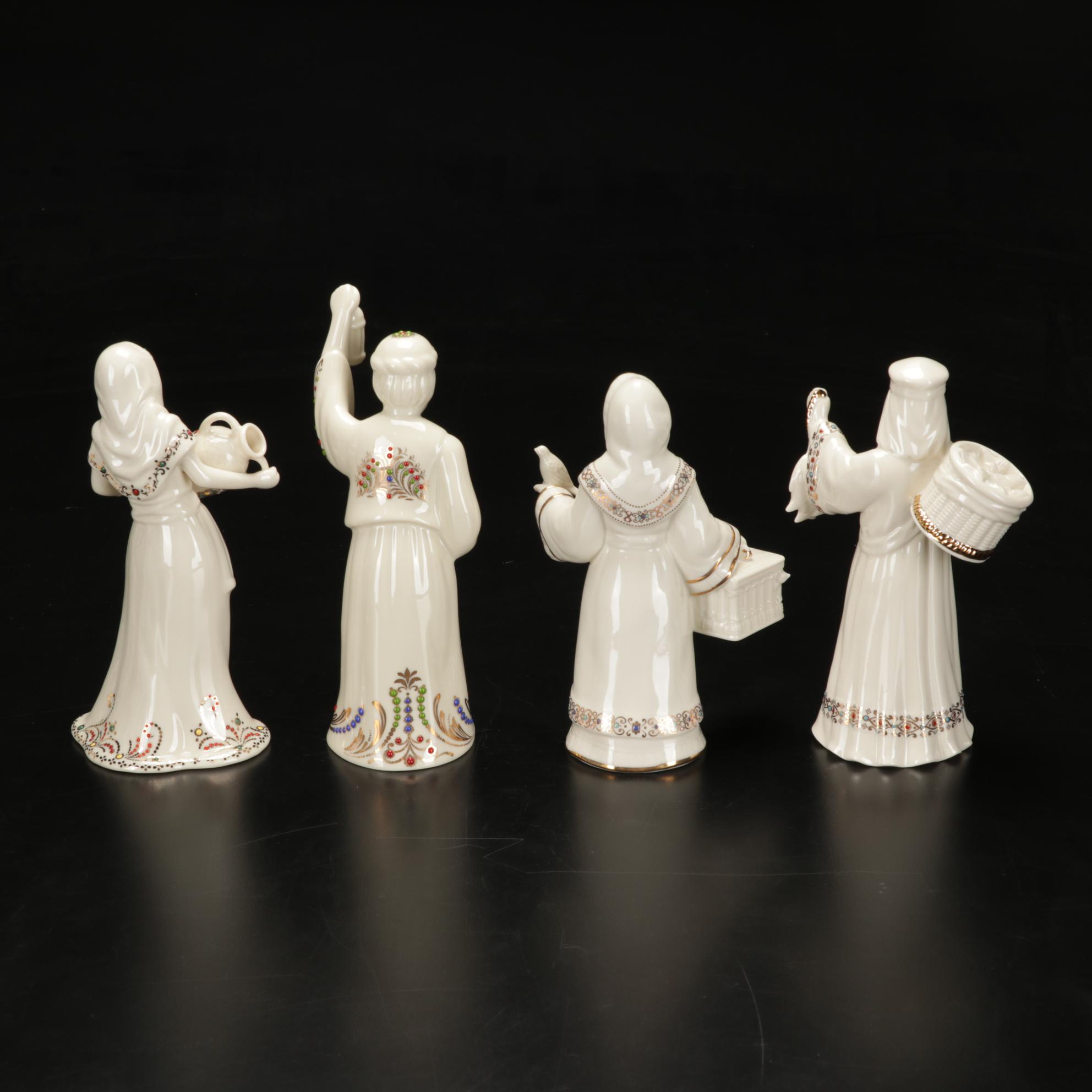 Lenox "China Jewels" Collection Bone China Nativity Figurines, 1993–2007
