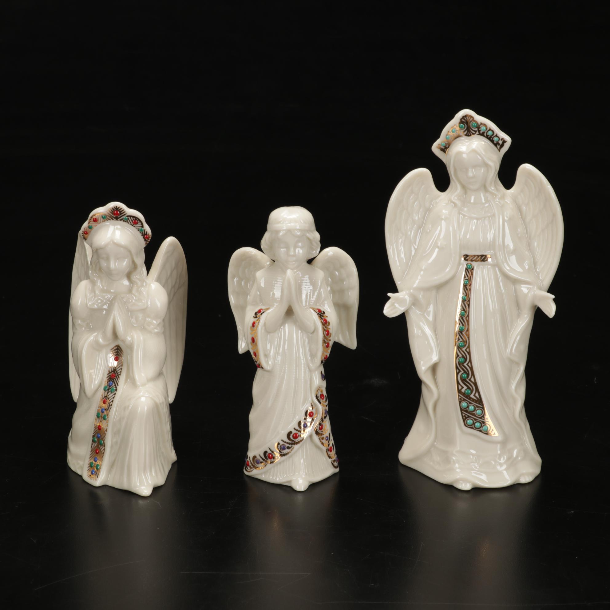 Lenox "China Jewels" Collection Bone China Nativity Figurines, 1993–2007