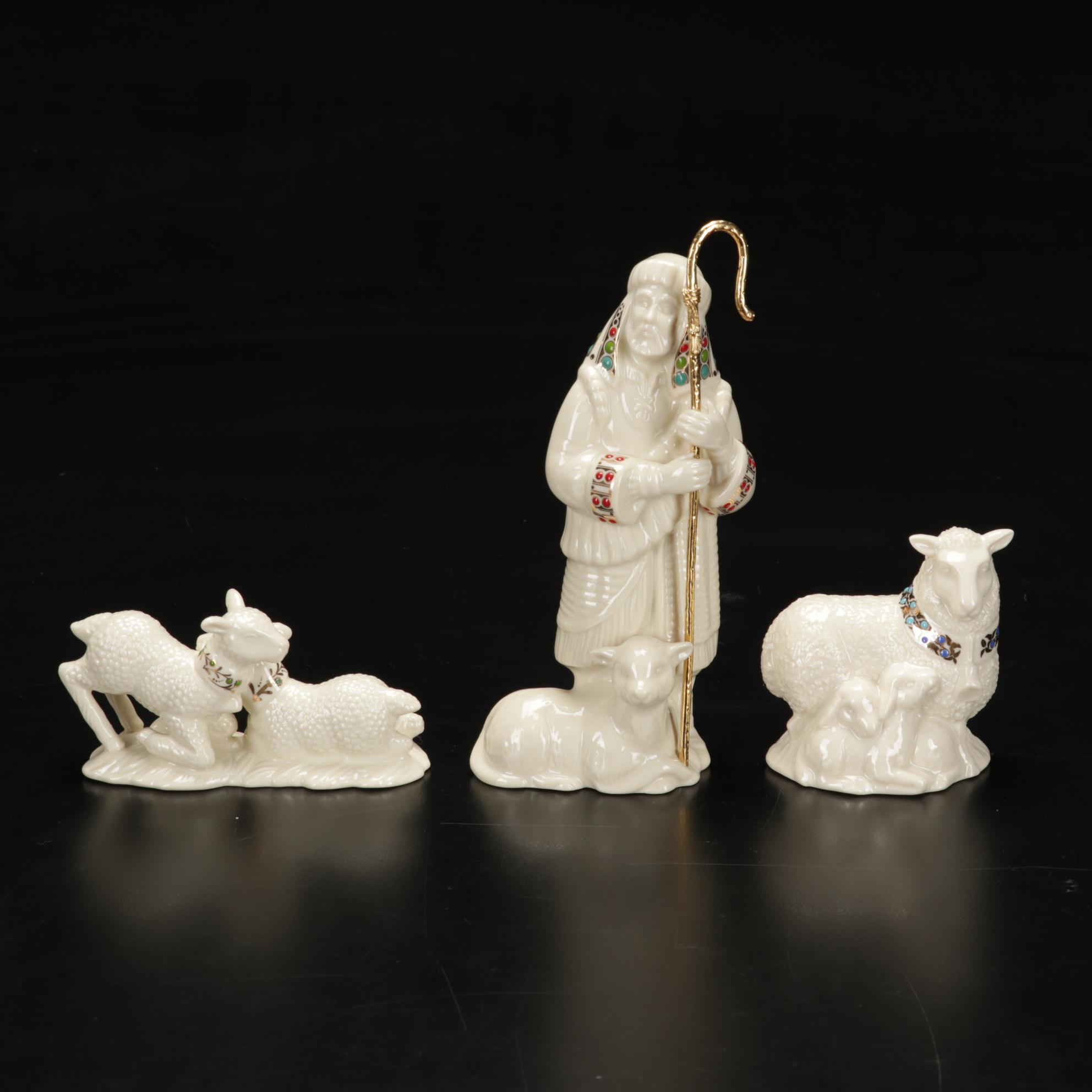 Lenox "China Jewels" Collection Bone China Nativity Figurines, 1993–2007