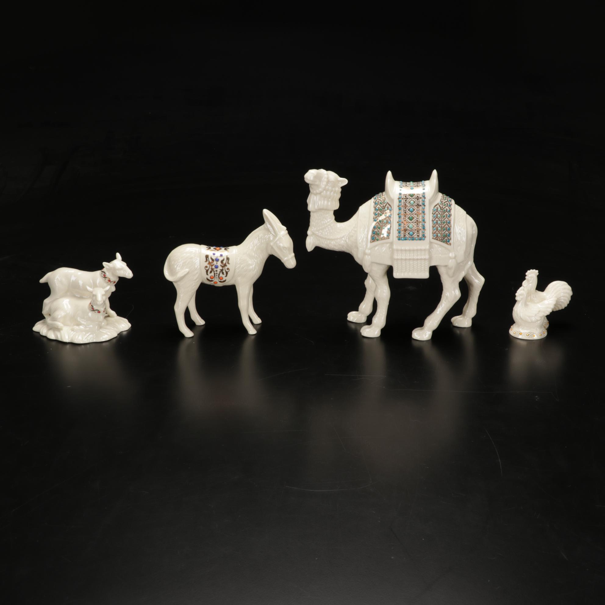 Lenox "China Jewels" Collection Bone China Nativity Figurines, 1993–2007