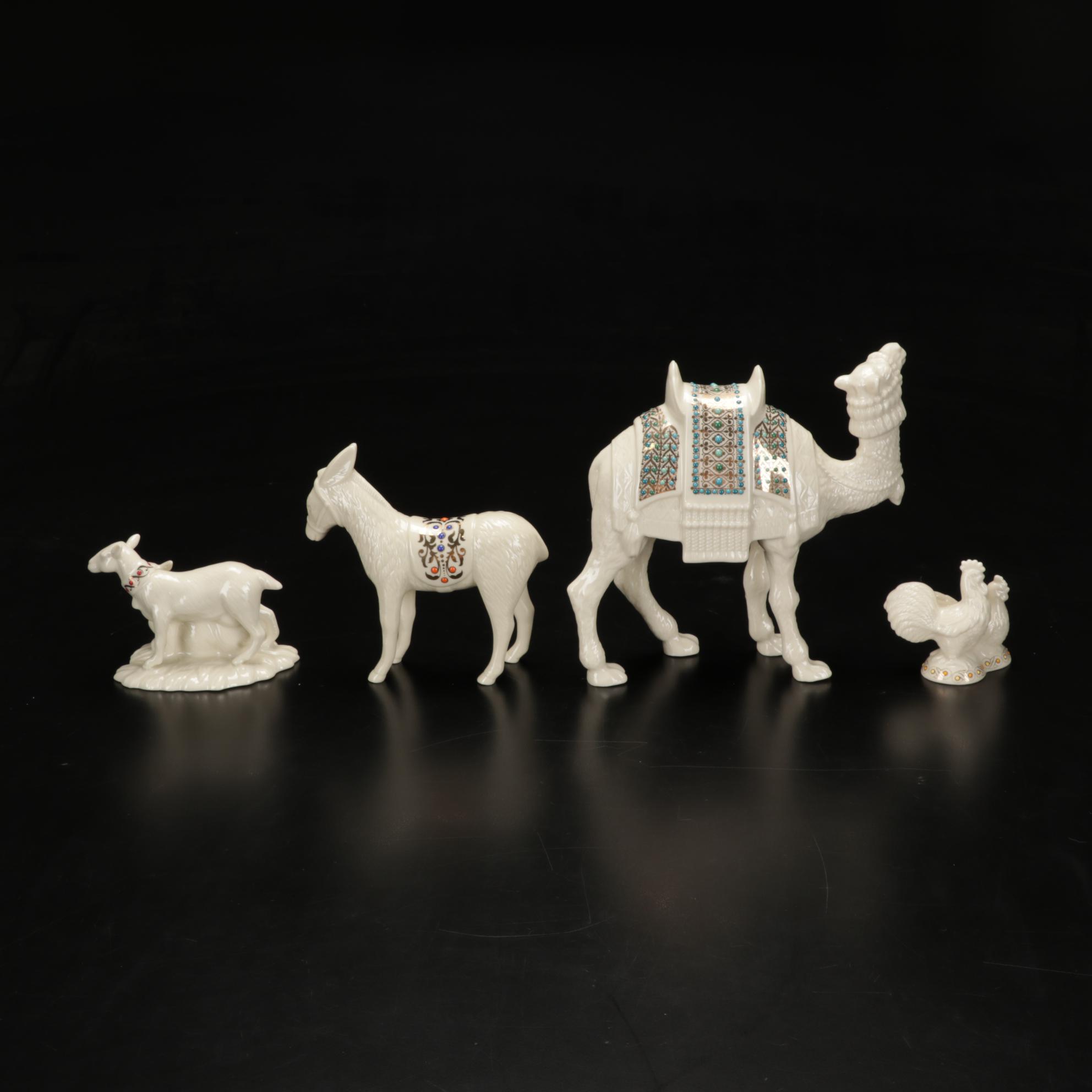Lenox "China Jewels" Collection Bone China Nativity Figurines, 1993–2007