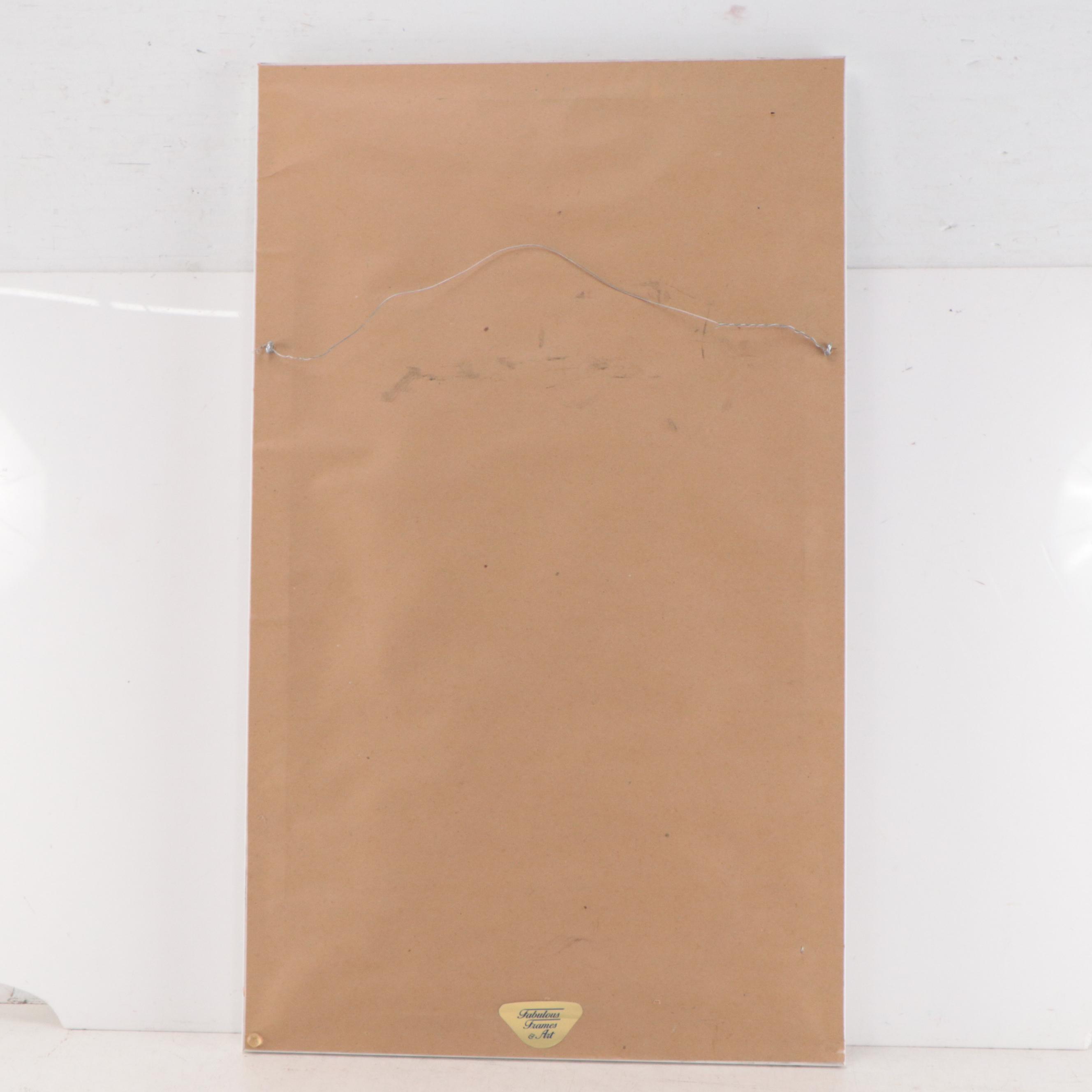 Middle Eastern Street Scene Oil Painting