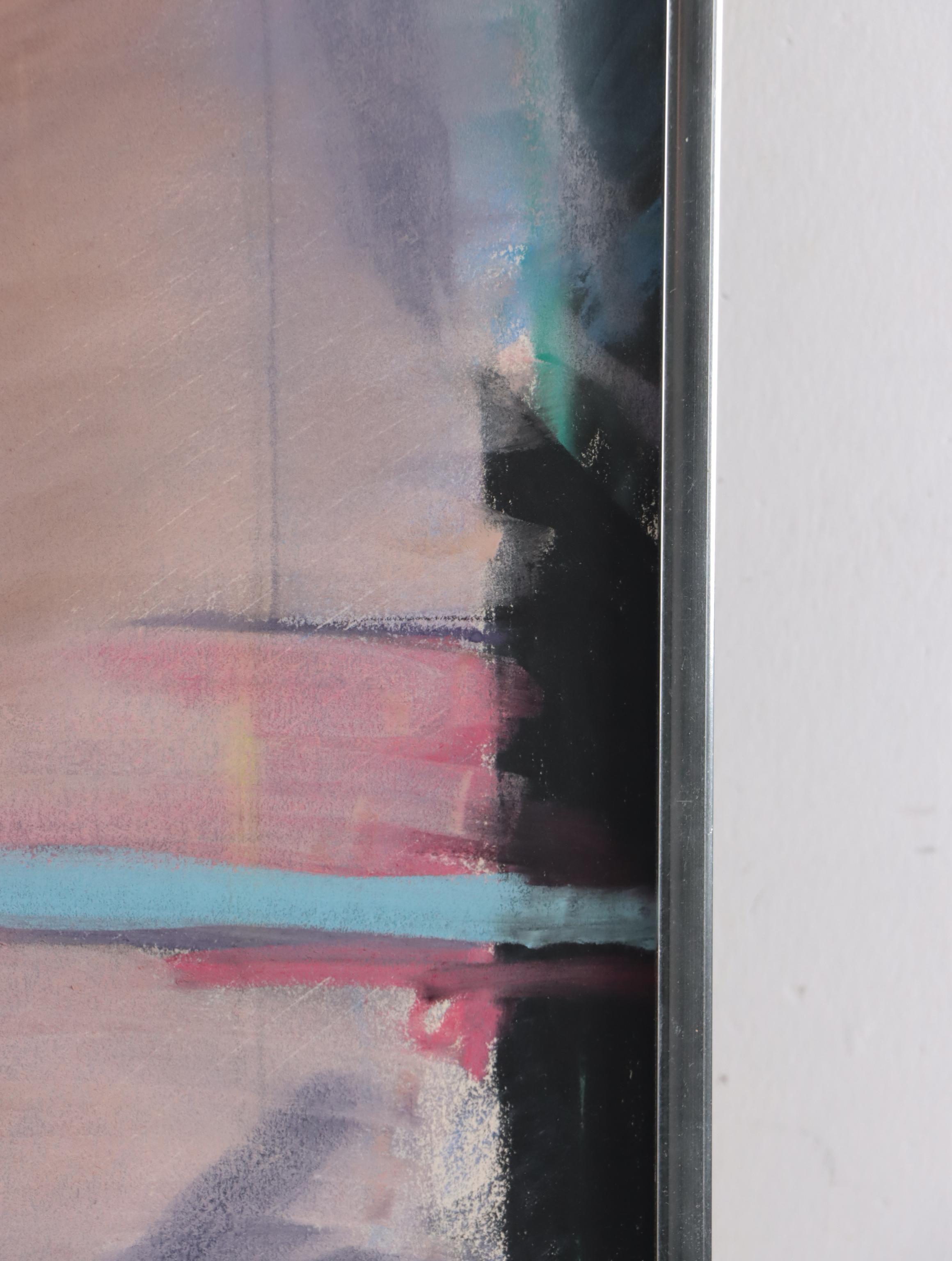 Kim Krause Expressionist Pastel Figure Drawing