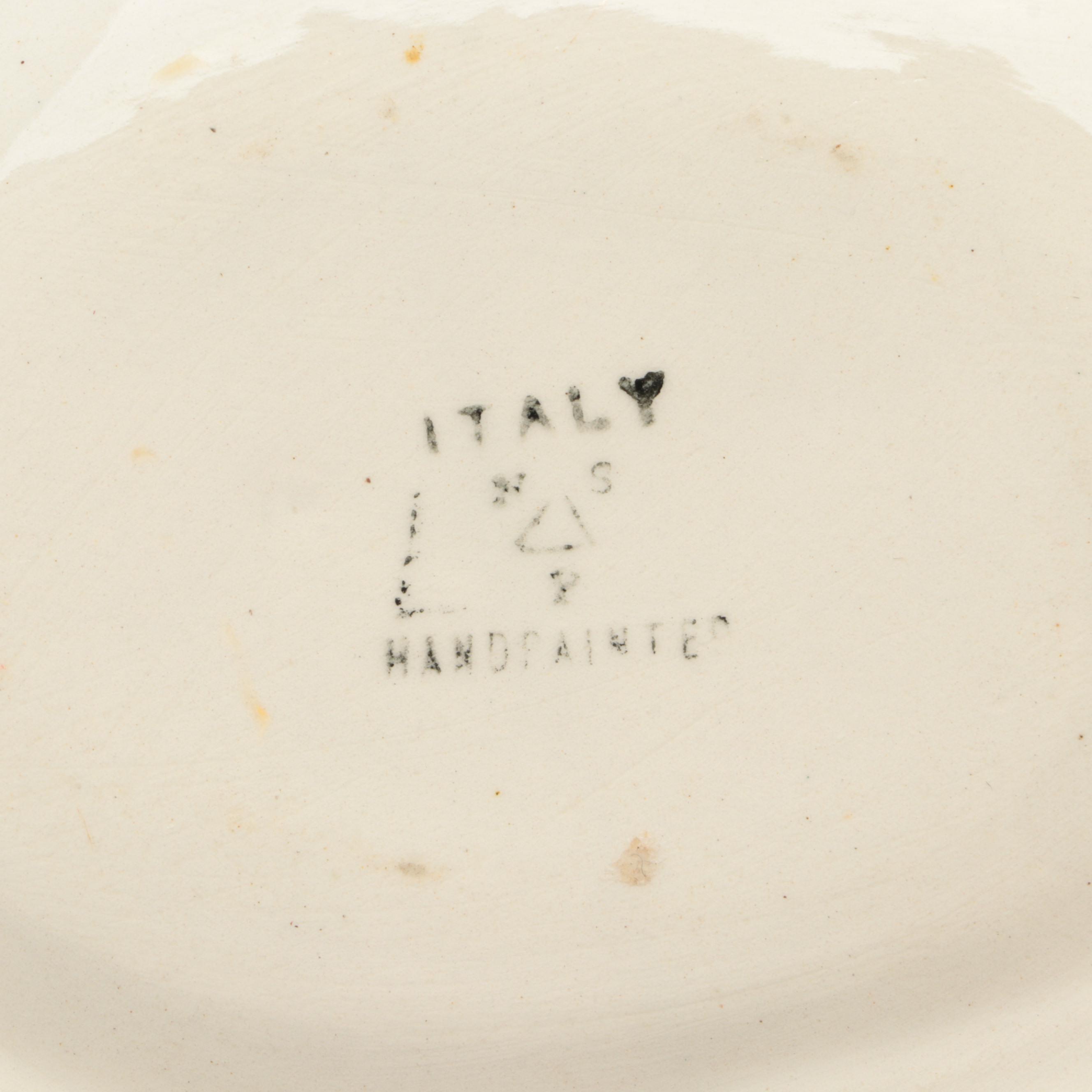 Chicken Themed Needlepoint Pillow and Ceramic Egg Plate with Dried Gourd