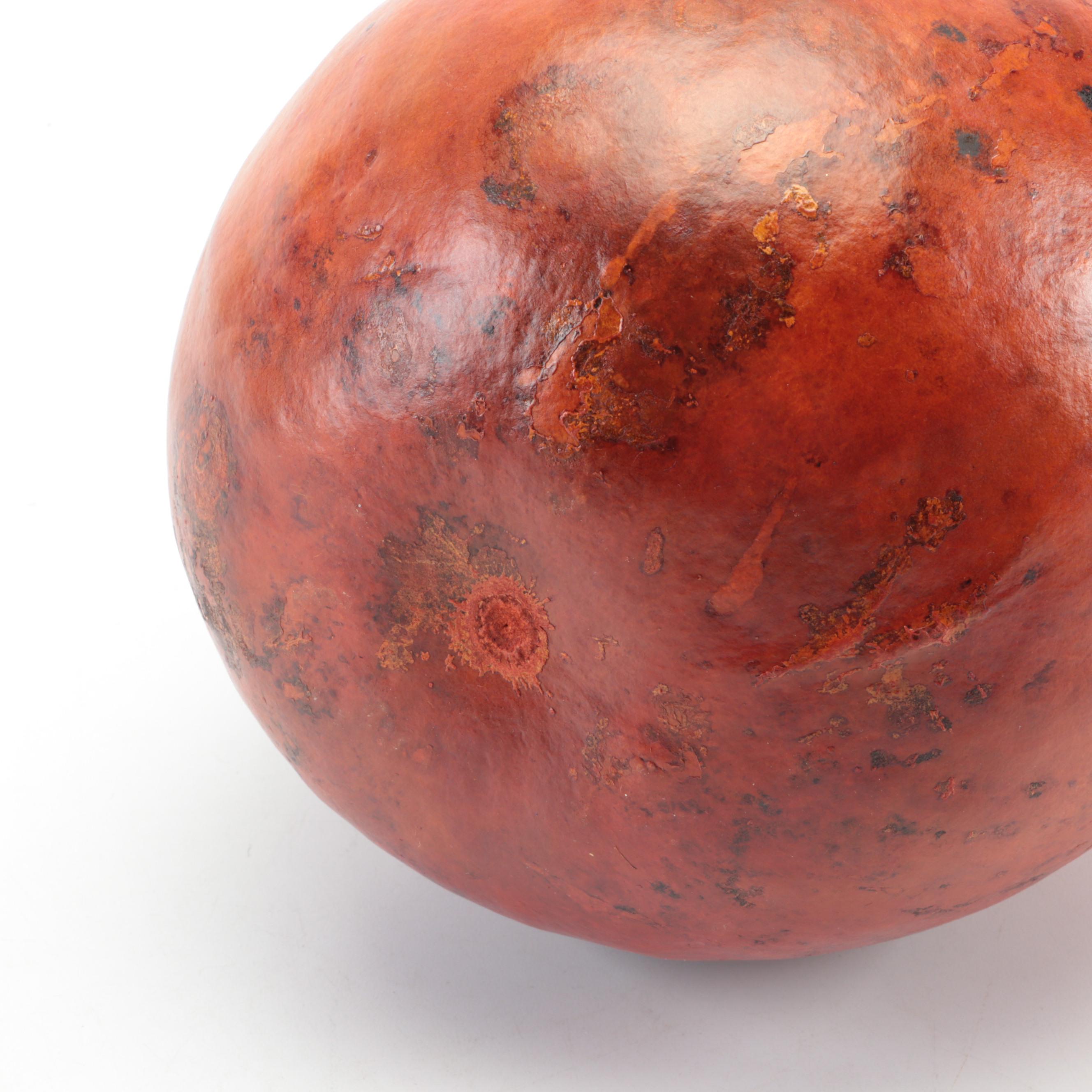 Chicken Themed Needlepoint Pillow and Ceramic Egg Plate with Dried Gourd