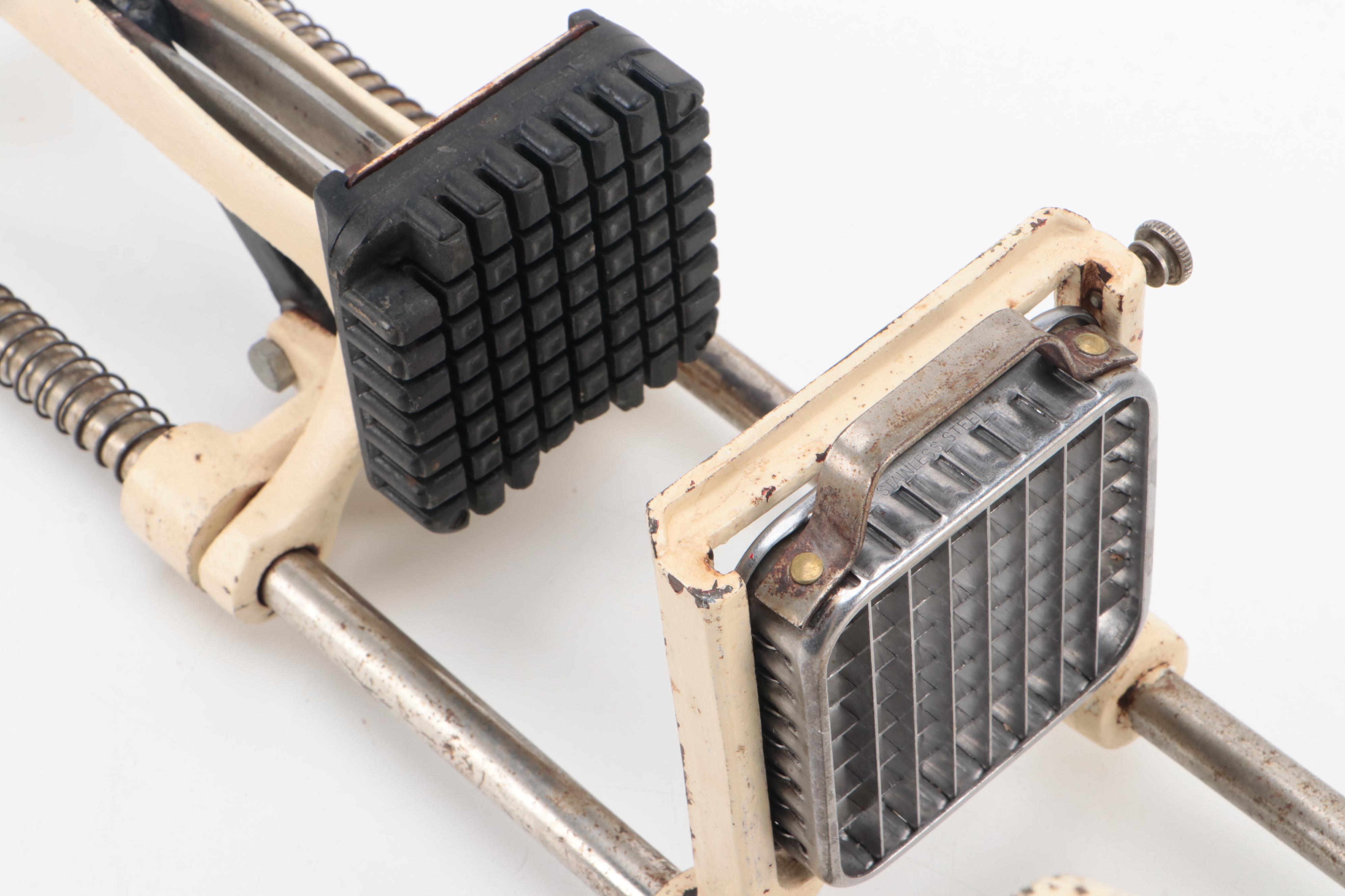 Becky Porter 15 Cast Iron French Fry Cutter, Early to Mid20th Century