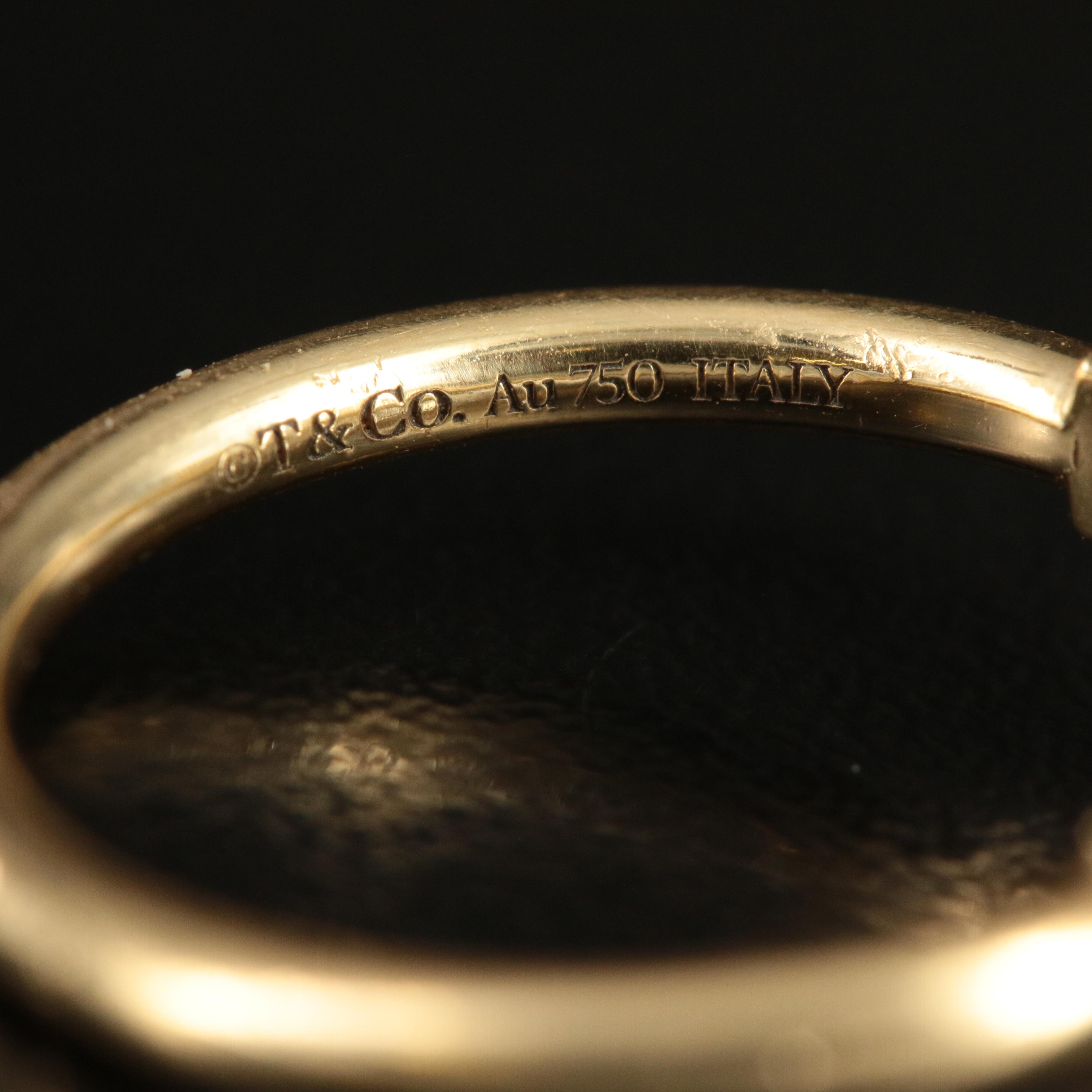 Tiffany & Co. "Tiffany T" 18K Turquoise Ring with 14K "Good Fortune" Pendant