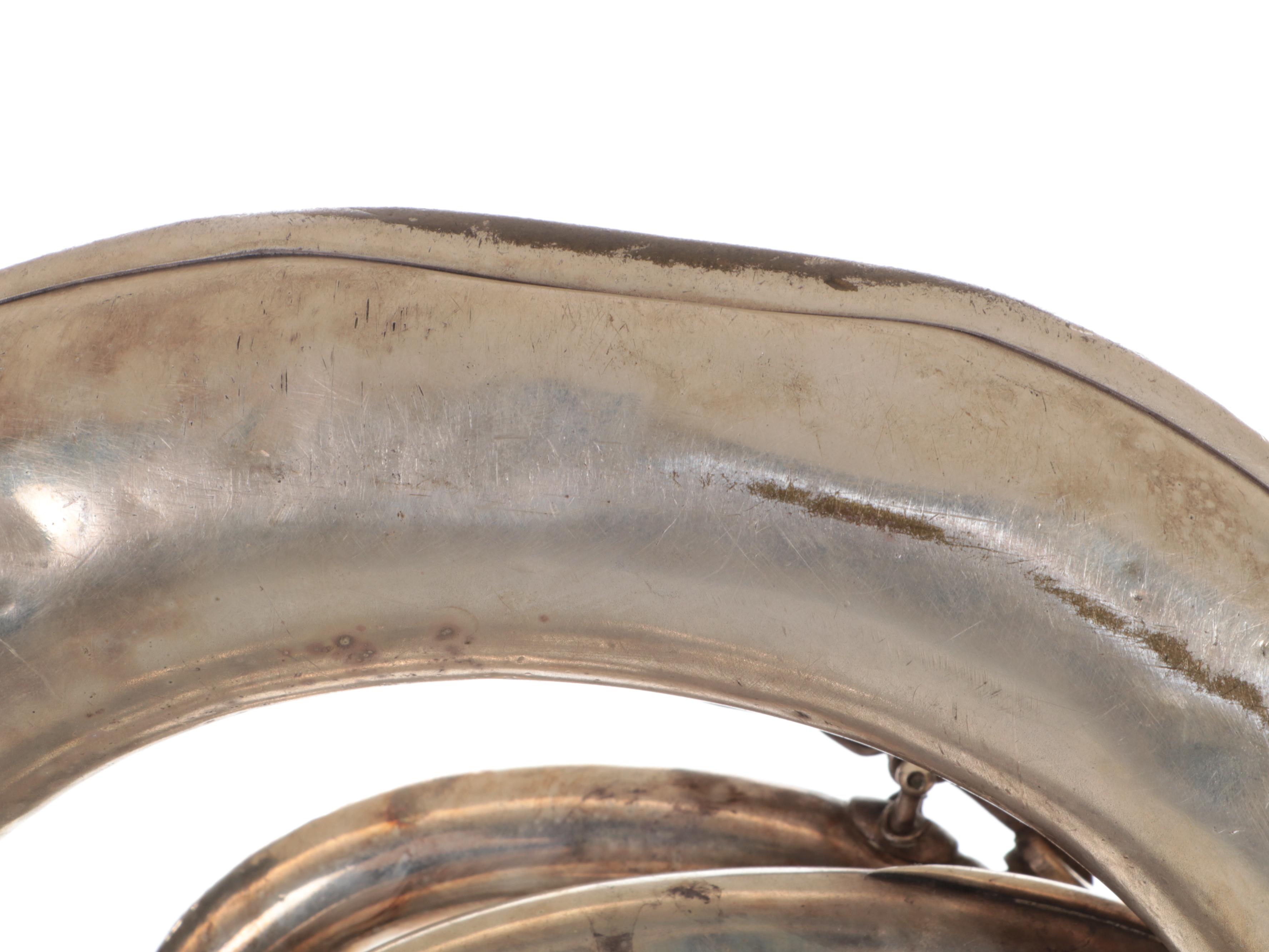 Frank Holton & Co WWII Era U.S Army 82nd Airborne Division Double Bell Euphonium