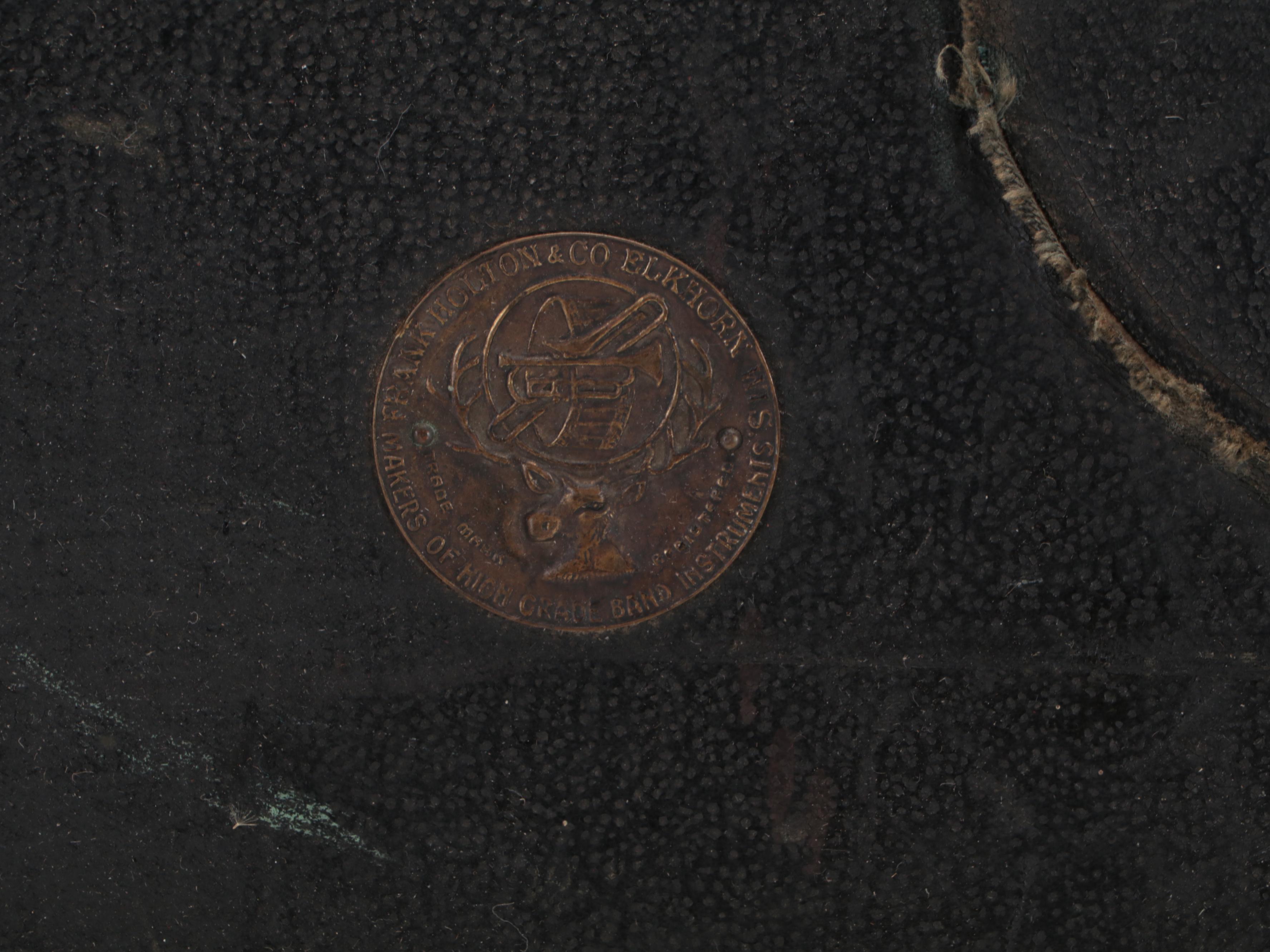 Frank Holton & Co WWII Era U.S Army 82nd Airborne Division Double Bell Euphonium