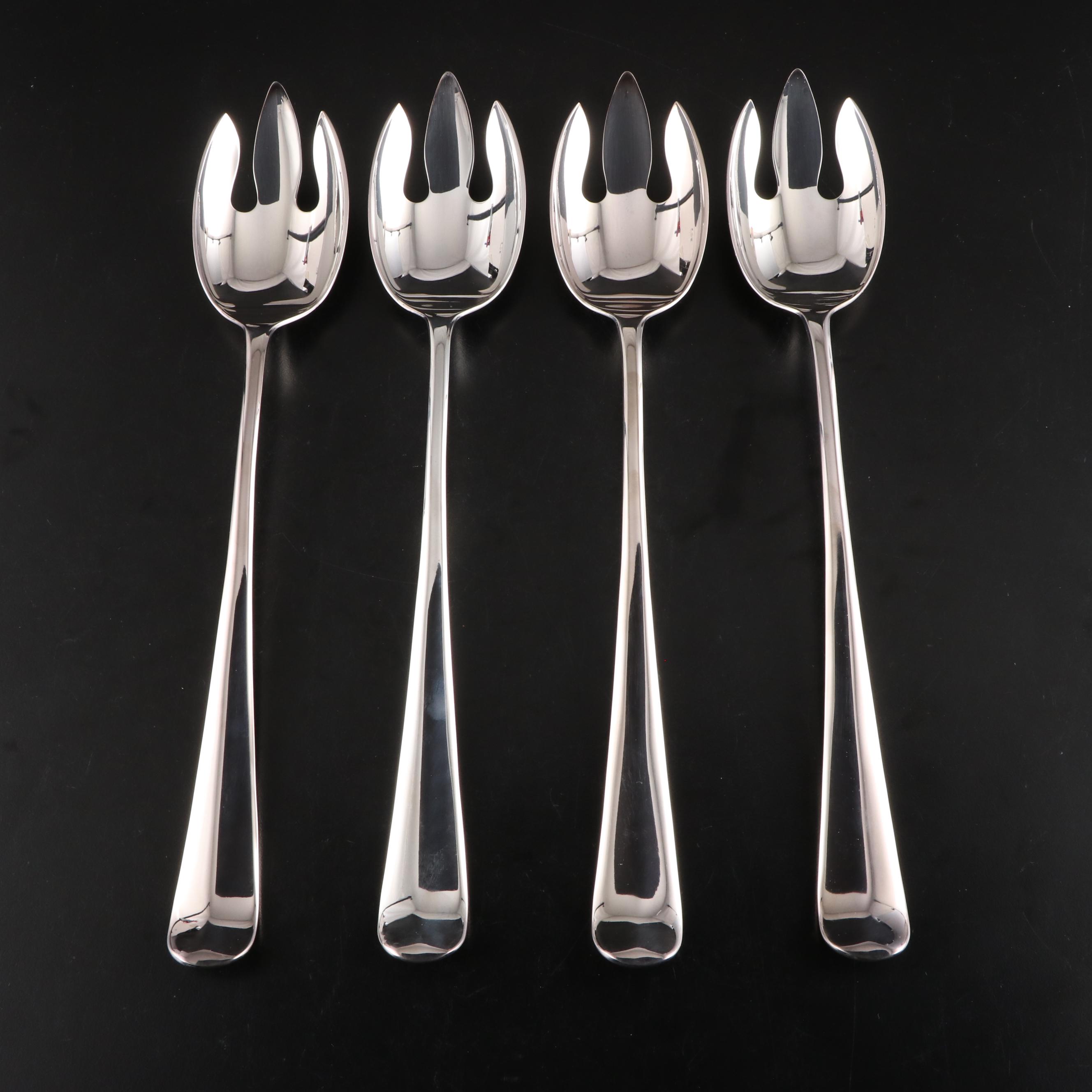 Gerity Products "Georgian" Silver Plate Candle Snuffers and Serving Forks