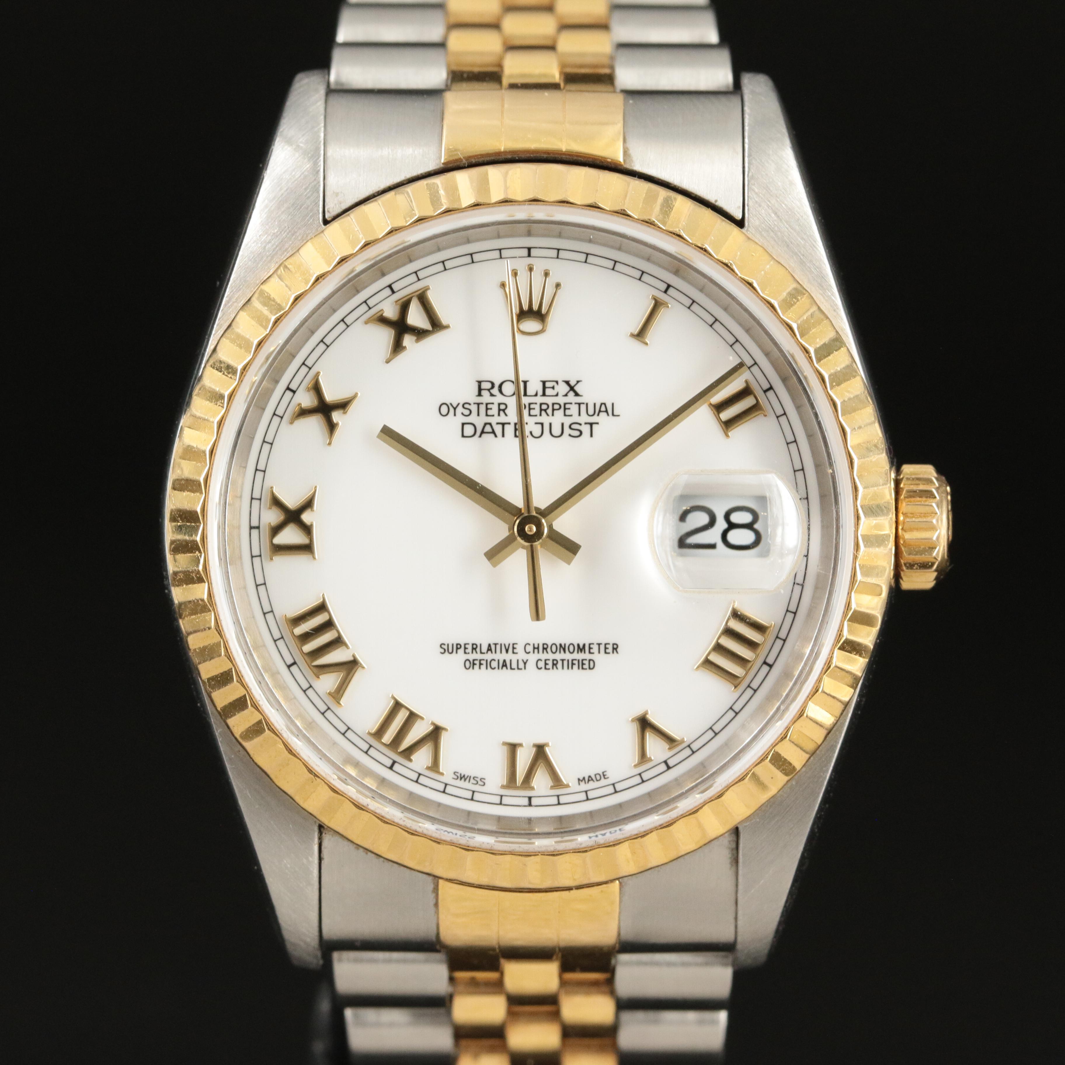 2000 Rolex Oyster Perpetual Datejust Watch