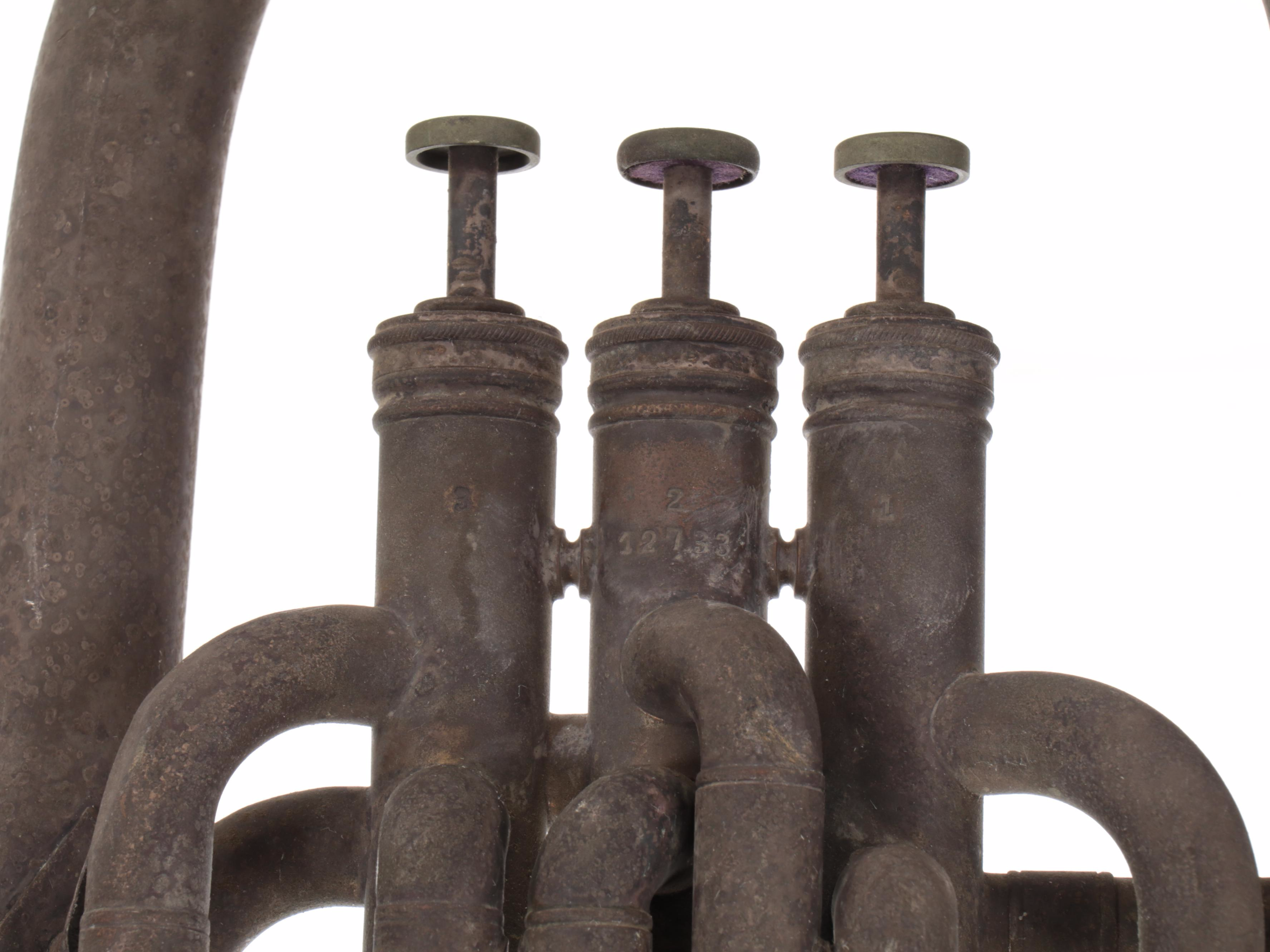 New York Musical Co. Metal Cornet, Late 19th Century