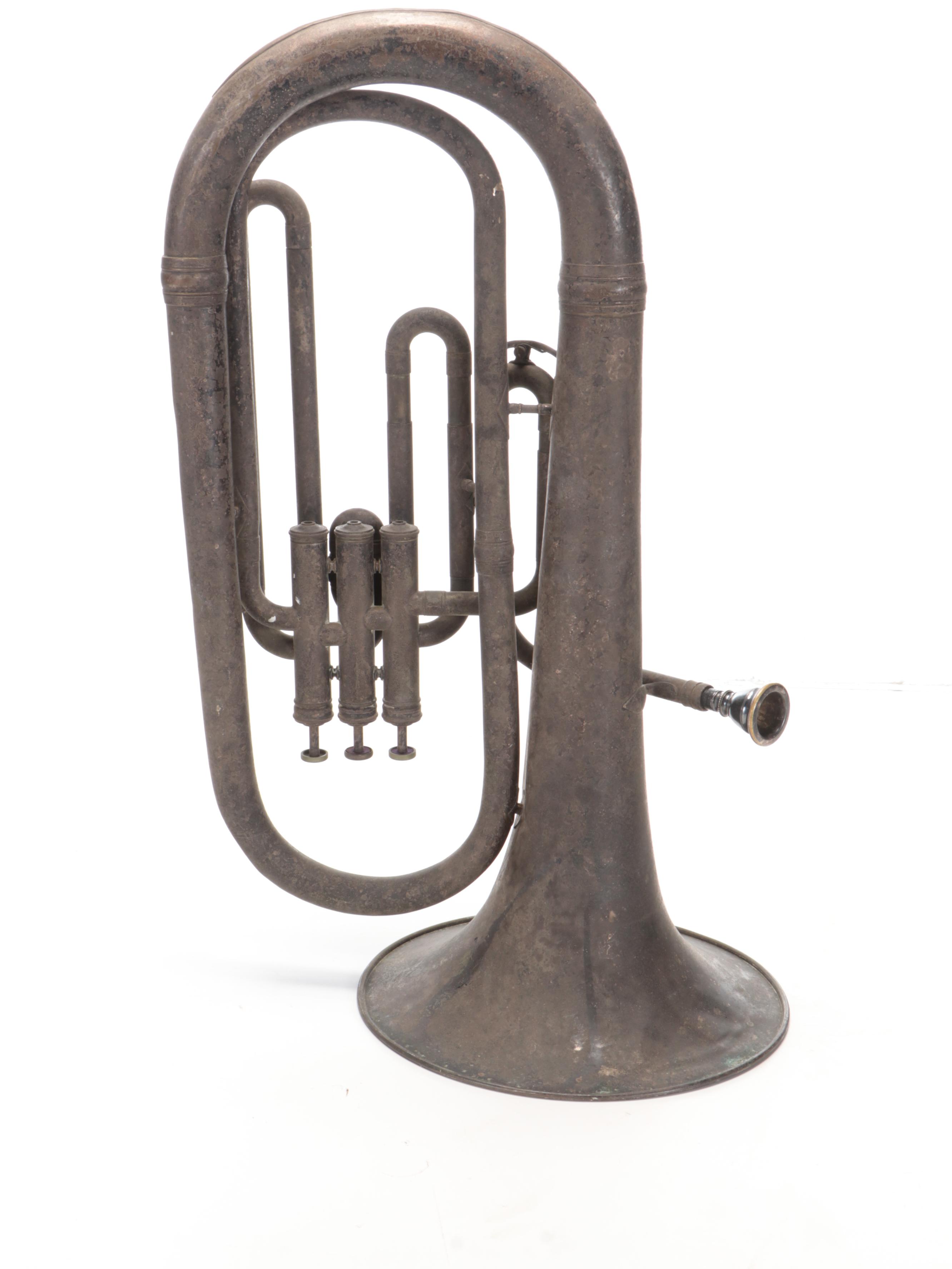 New York Musical Co. Metal Cornet, Late 19th Century