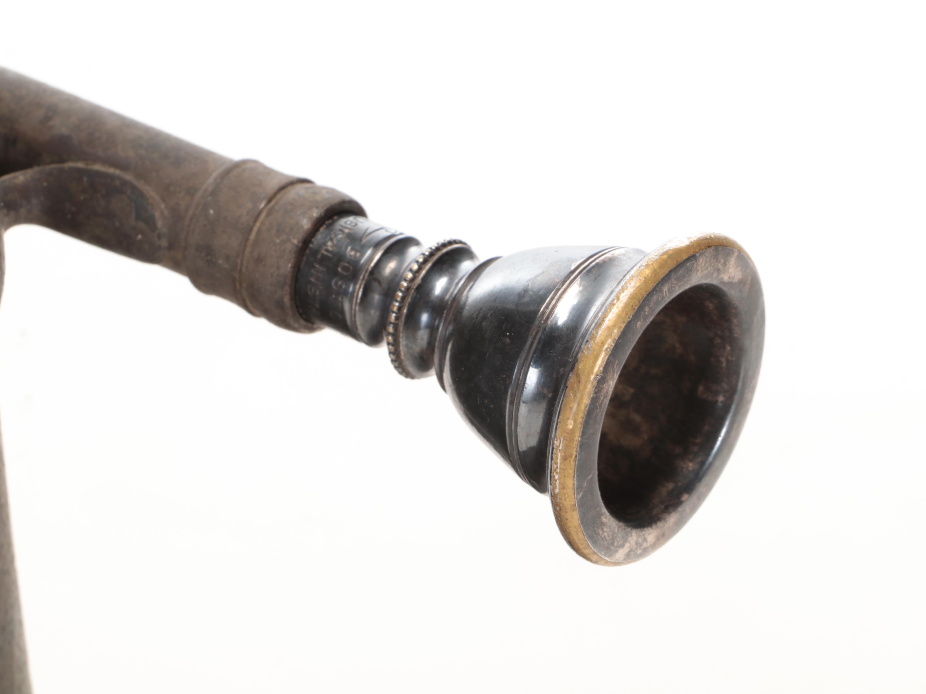 New York Musical Co. Metal Cornet, Late 19th Century