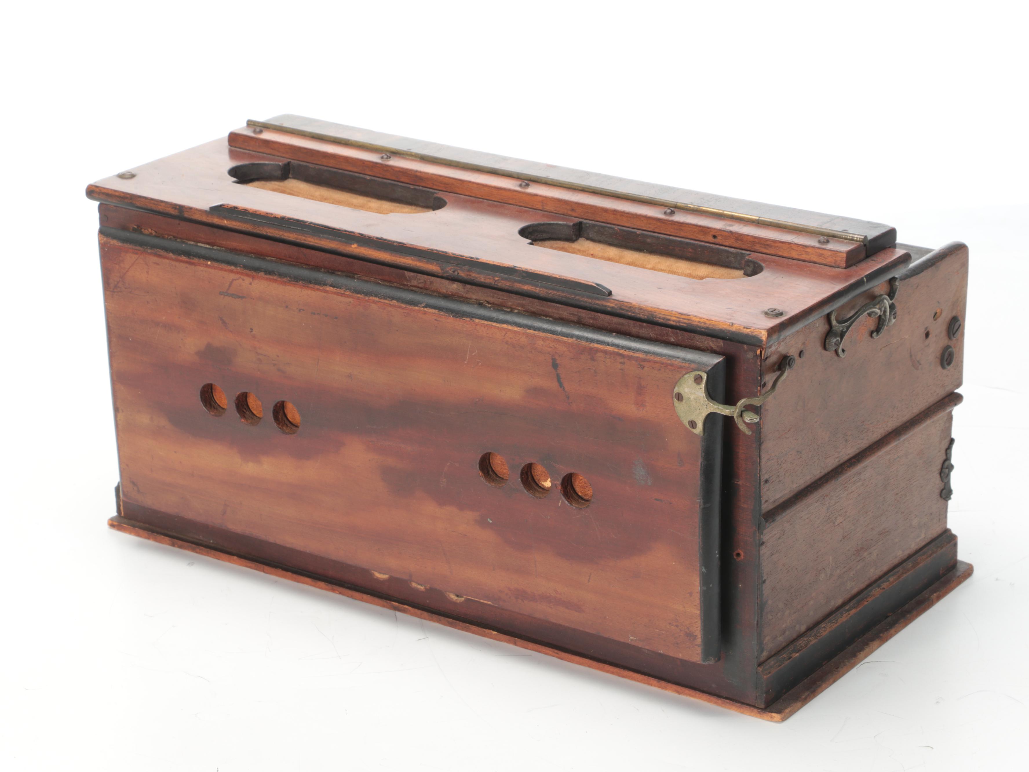 Wood Cased Harmonium Reed Organ, Late 19th/ Early 20th Century